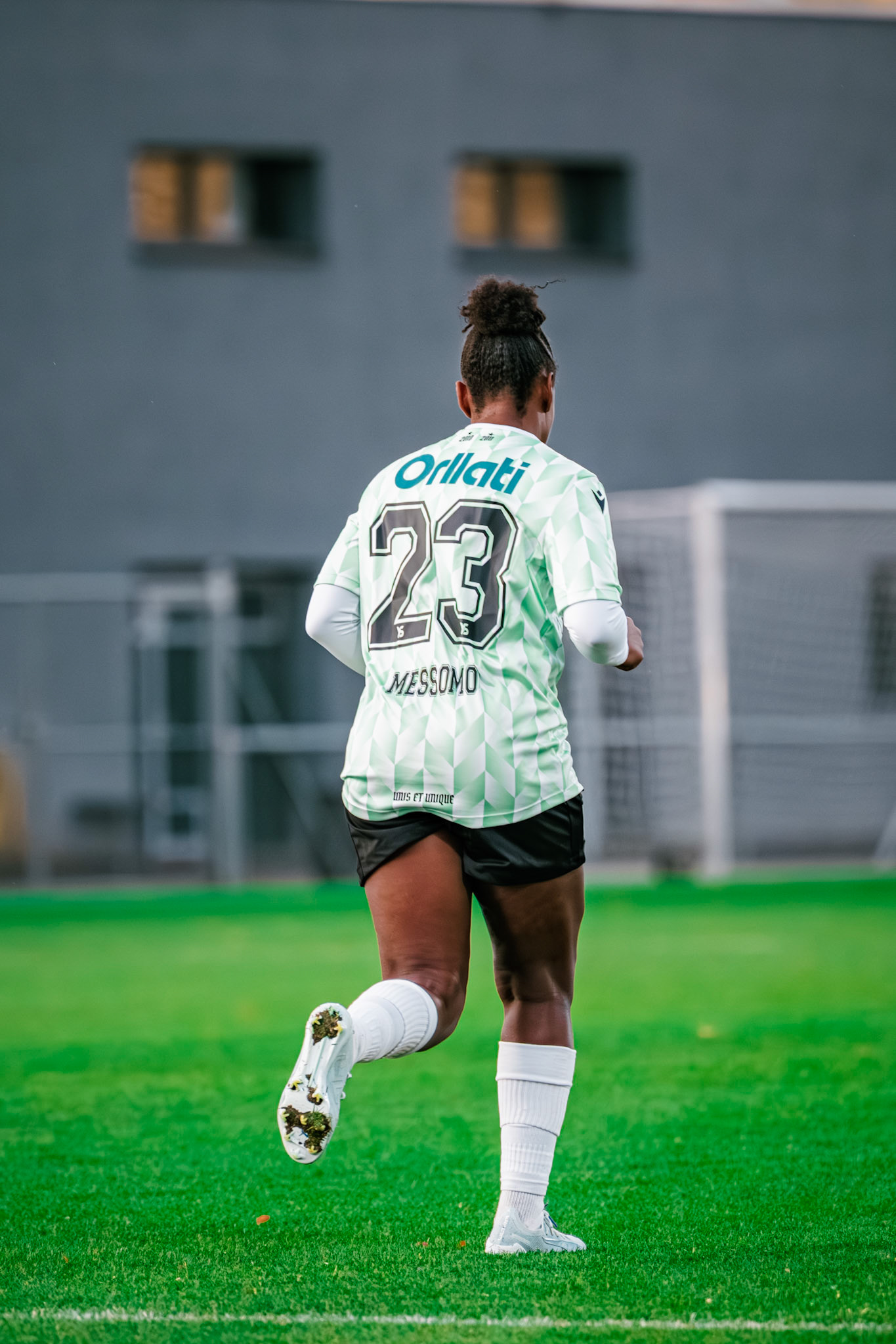Match championnat LNB féminine opposant Yverdon Sport FC et FC Oerlikon/Polizei ZH 1 au Stade Municipal. (Christian António/LibsVisuals.com)