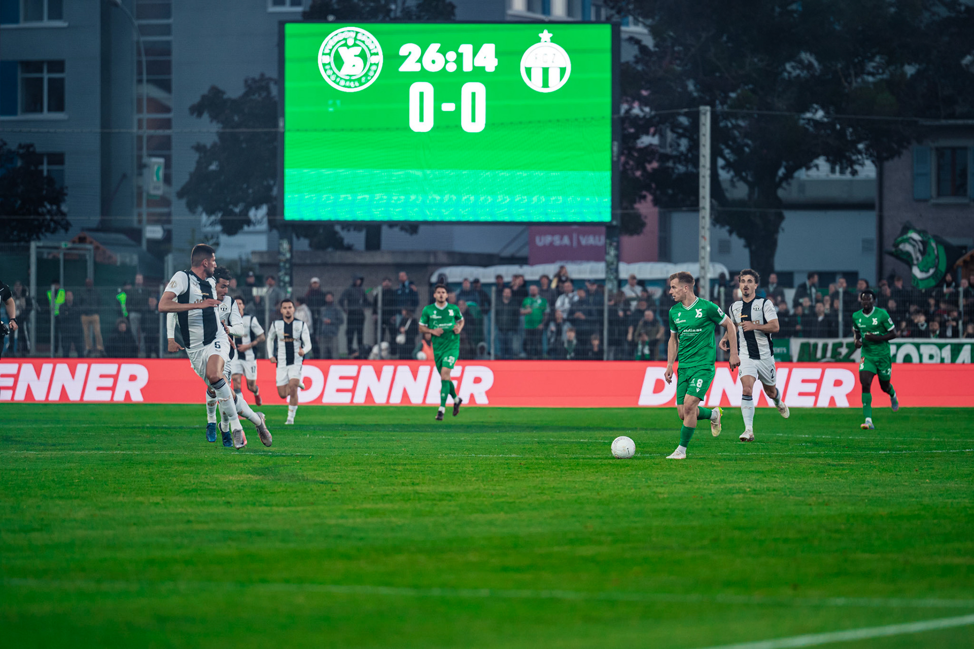 Yverdon Sport FC et FC Zürich au Stade Municipal. (Christian António/LibsVisuals.com)