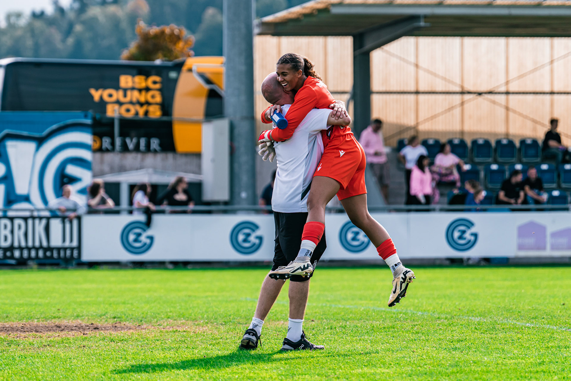 Match de l’AXA Women’s Super League opposant GC Frauenfussball et FC Basel 1893 au GC/Campus, Niederhasli (Platz 1). (Christian António/LibsVisuals.com)