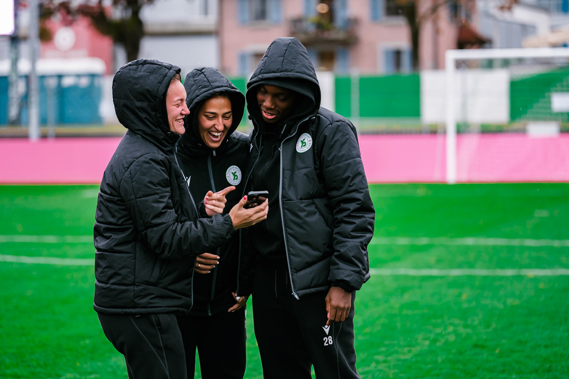 Match de championnat LNB féminine opposant Yverdon Sport FC et le FC Lugano au Stade Municipal, Yverdon-les-Bains. (Christian António / LibsVisuals.com)