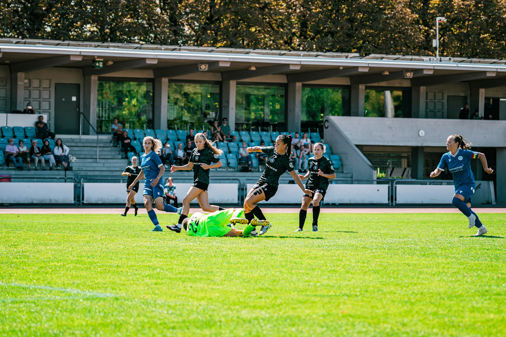 Match AXA Women’s Cup opposant FC Concordia Basel - Yverdon Sport FC au Sportanlagen St. Jakob. (Christian António/LibsVisuals.com)