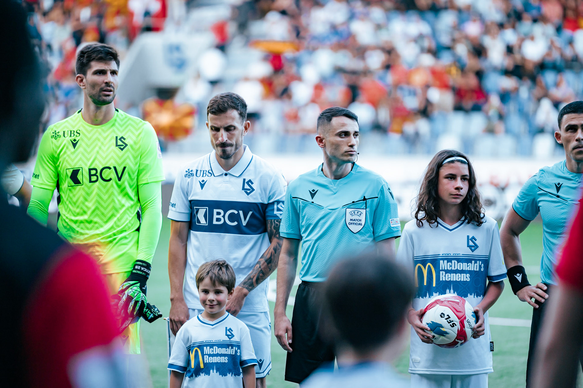Lausanne-Sport - Vardar Skopje au Stade de la Tuilière. (Christian António/LibsVisuals.com)
