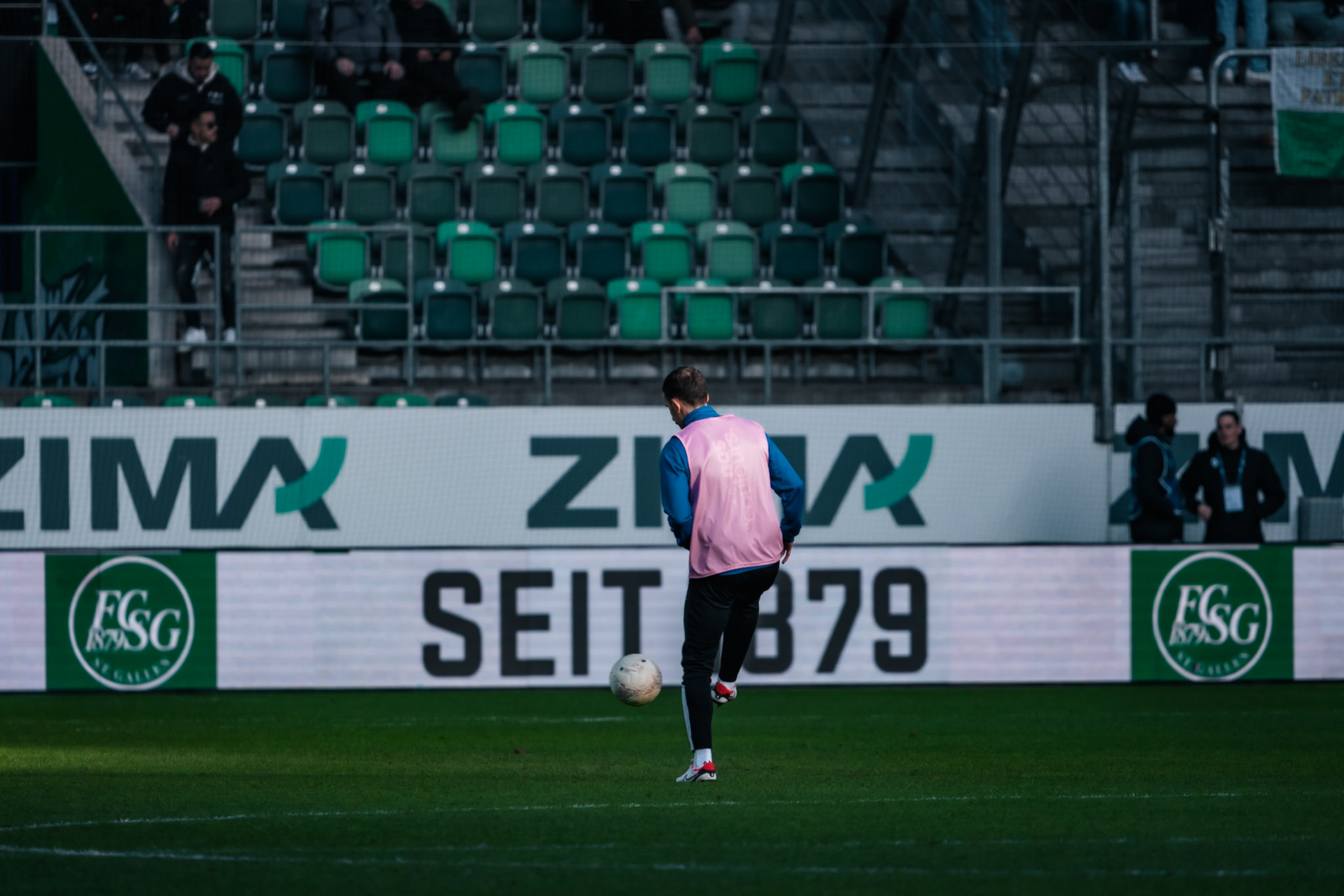 FC Saint-Gall 1879 et Lausanne-Sport FC au Kybunpark. (Christian António/LibsVisuals.com)