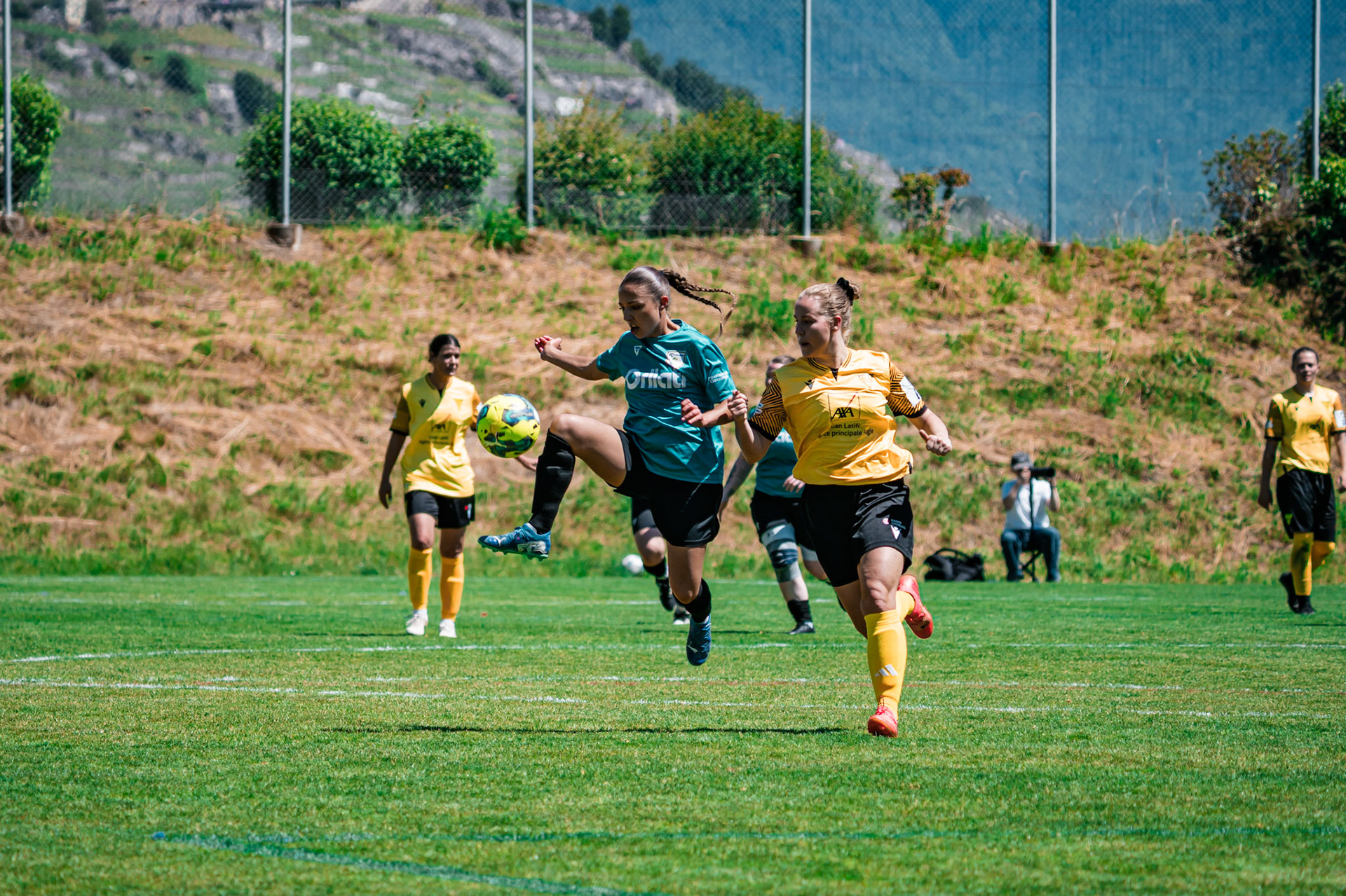 FC Aigle - FC Echallens Région I au Stade des Ruvines. (Christian António/LibsVisuals.com)