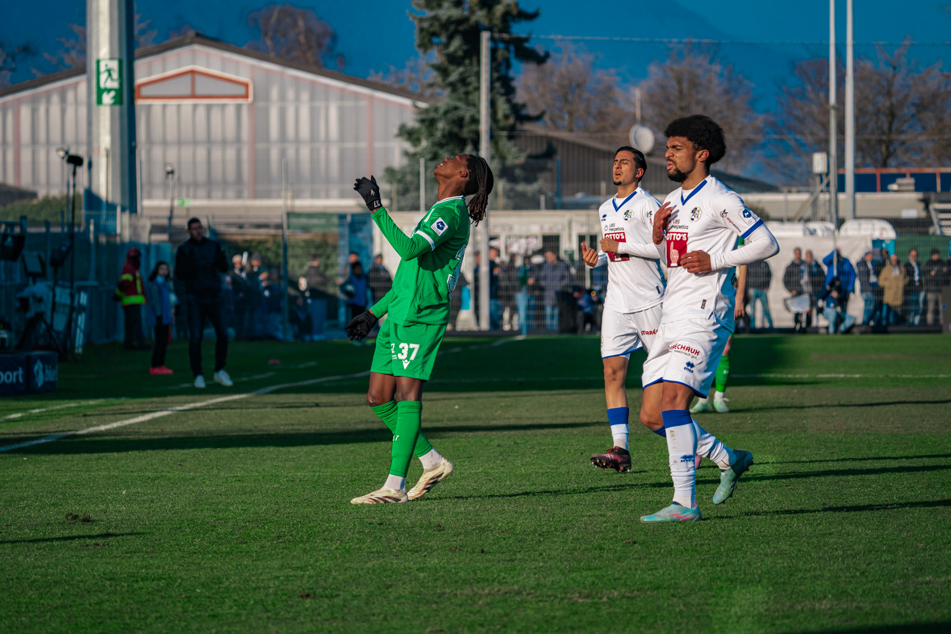 Yverdon Sport FC et FC Luzern au Stade Municipal. (Christian António/LibsVisuals.com)