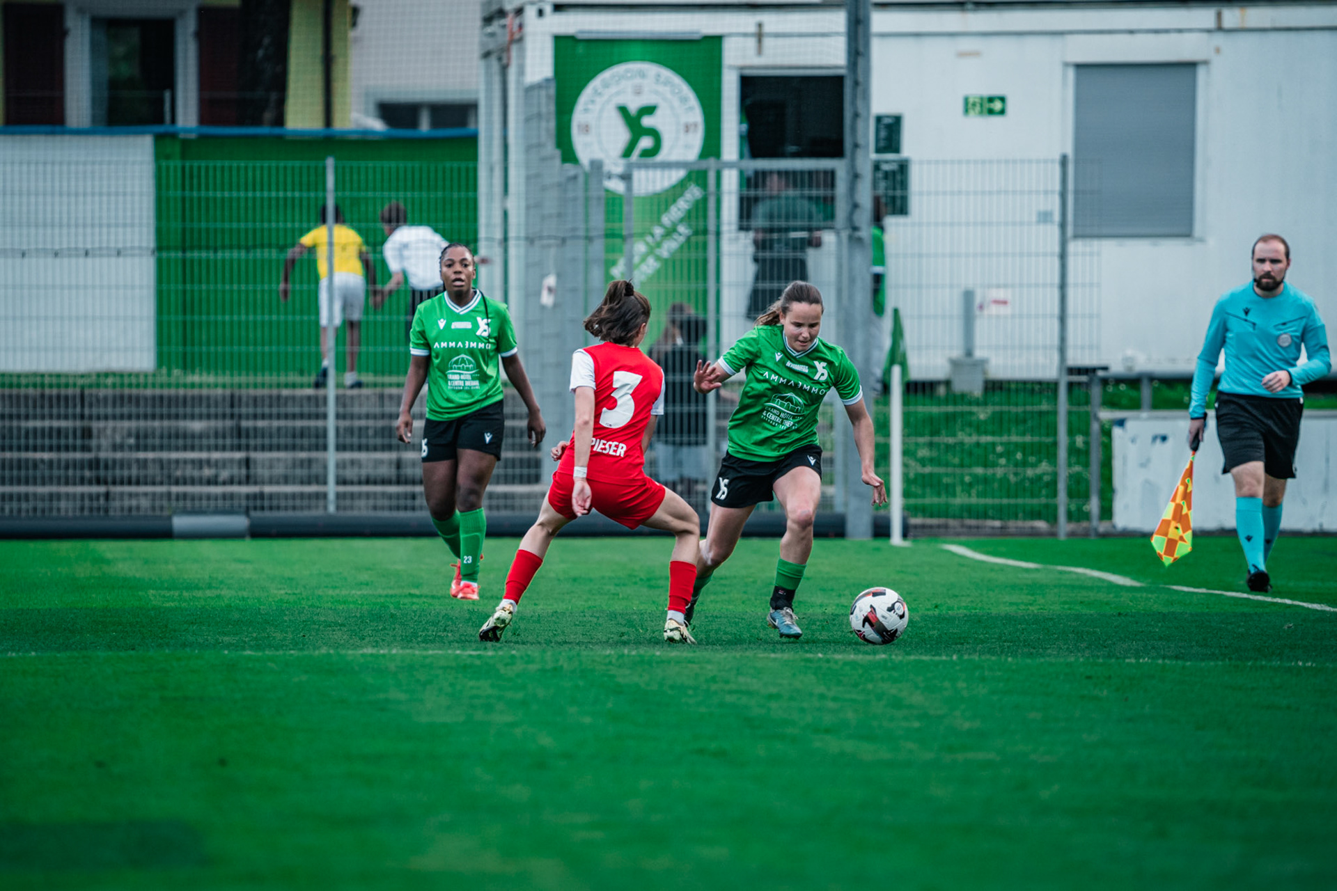 Yverdon Sport FC et FC Rapperswil-Jona au Stade Municipal. (Christian António/LibsVisuals.com)
