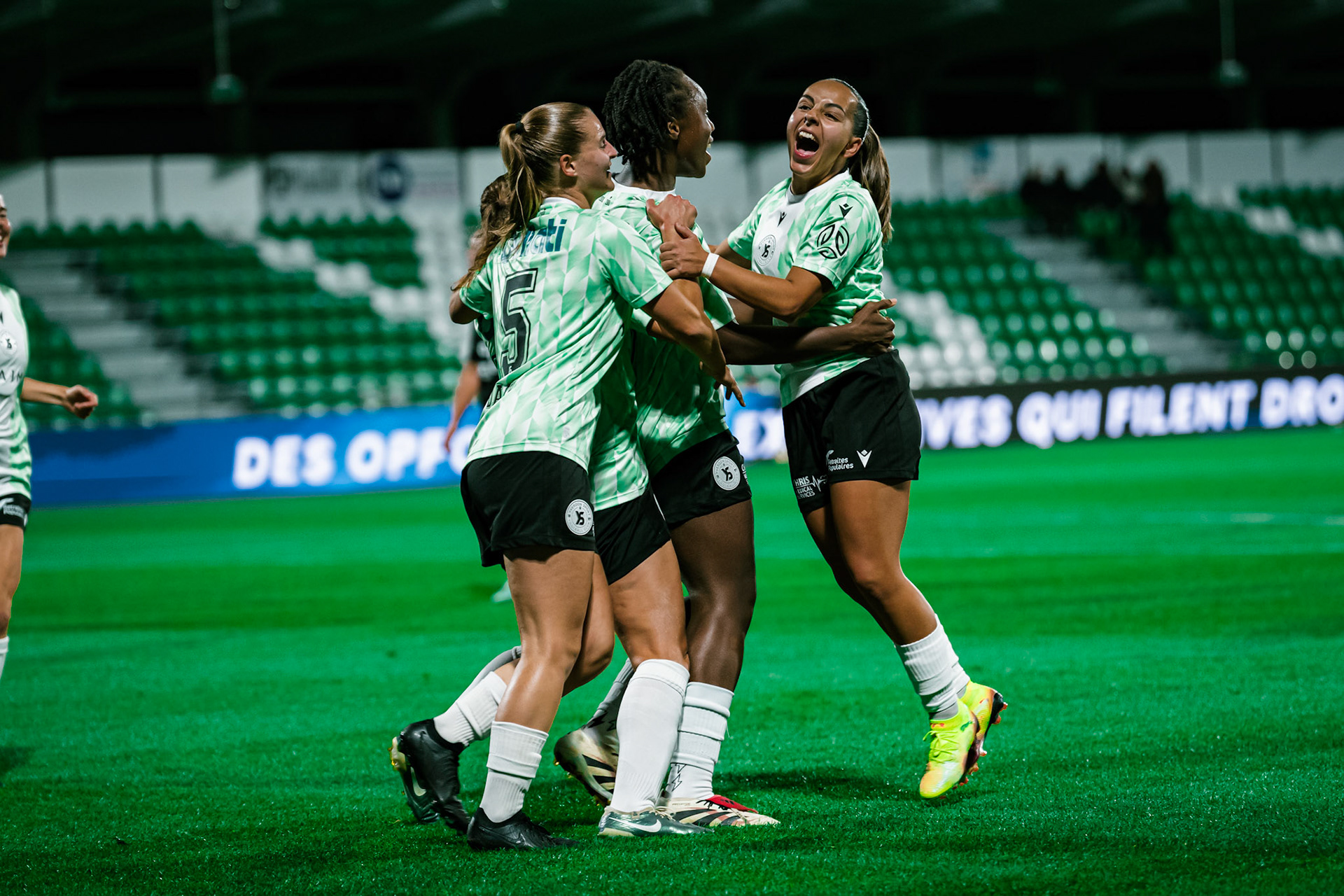 Match de championnat LNB (féminine) opposant Yverdon Sport FC et FC Wil 1900 au Stade Municipal, Yverdon. (Christian António/LibsVisuals.com)