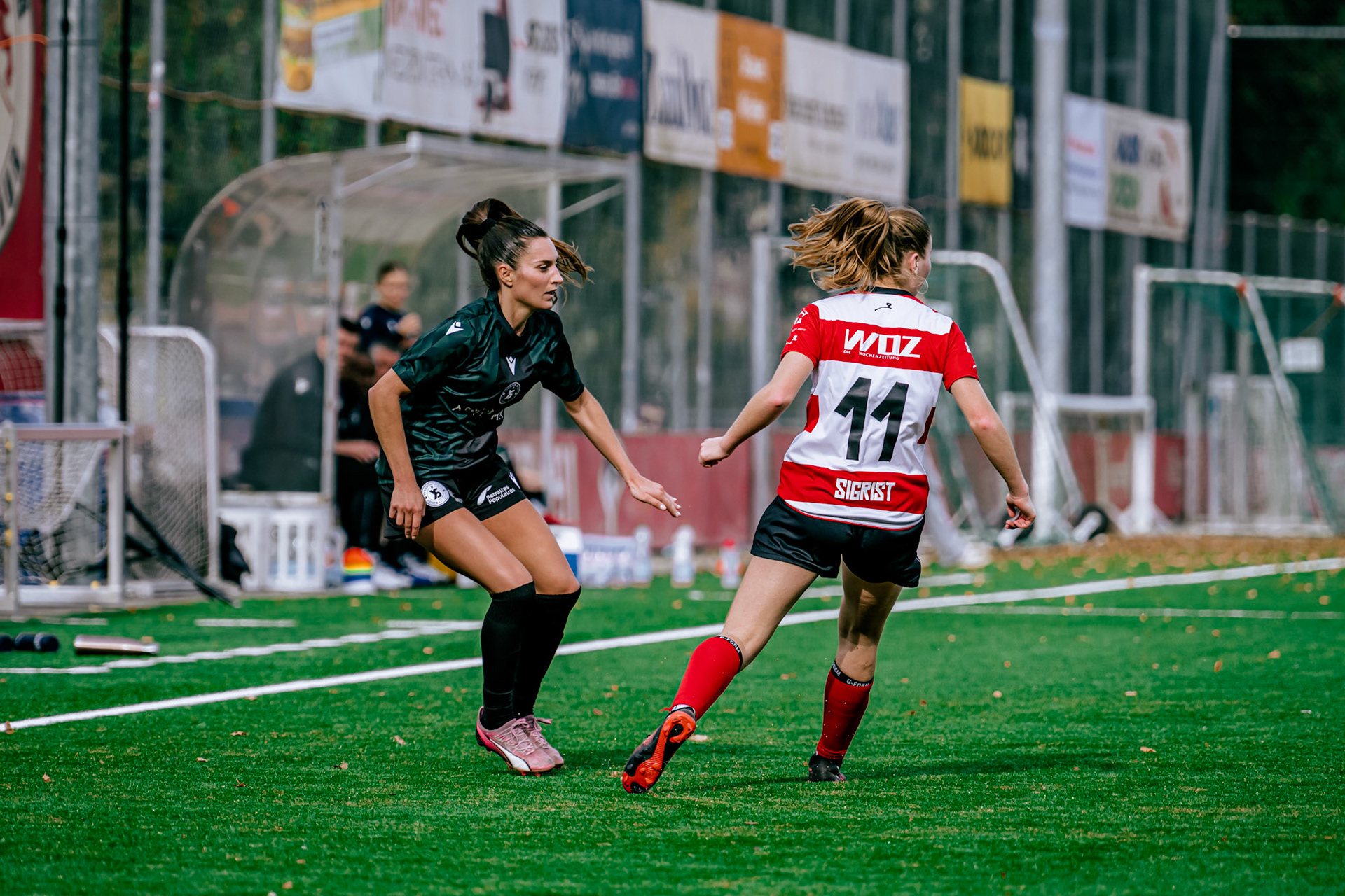 Match de championnat LNB Féminine opposant le FC Winterthur et Yverdon Sport FC au Schützenwiese, Winterthur. (Christian António/LibsVisuals.com)