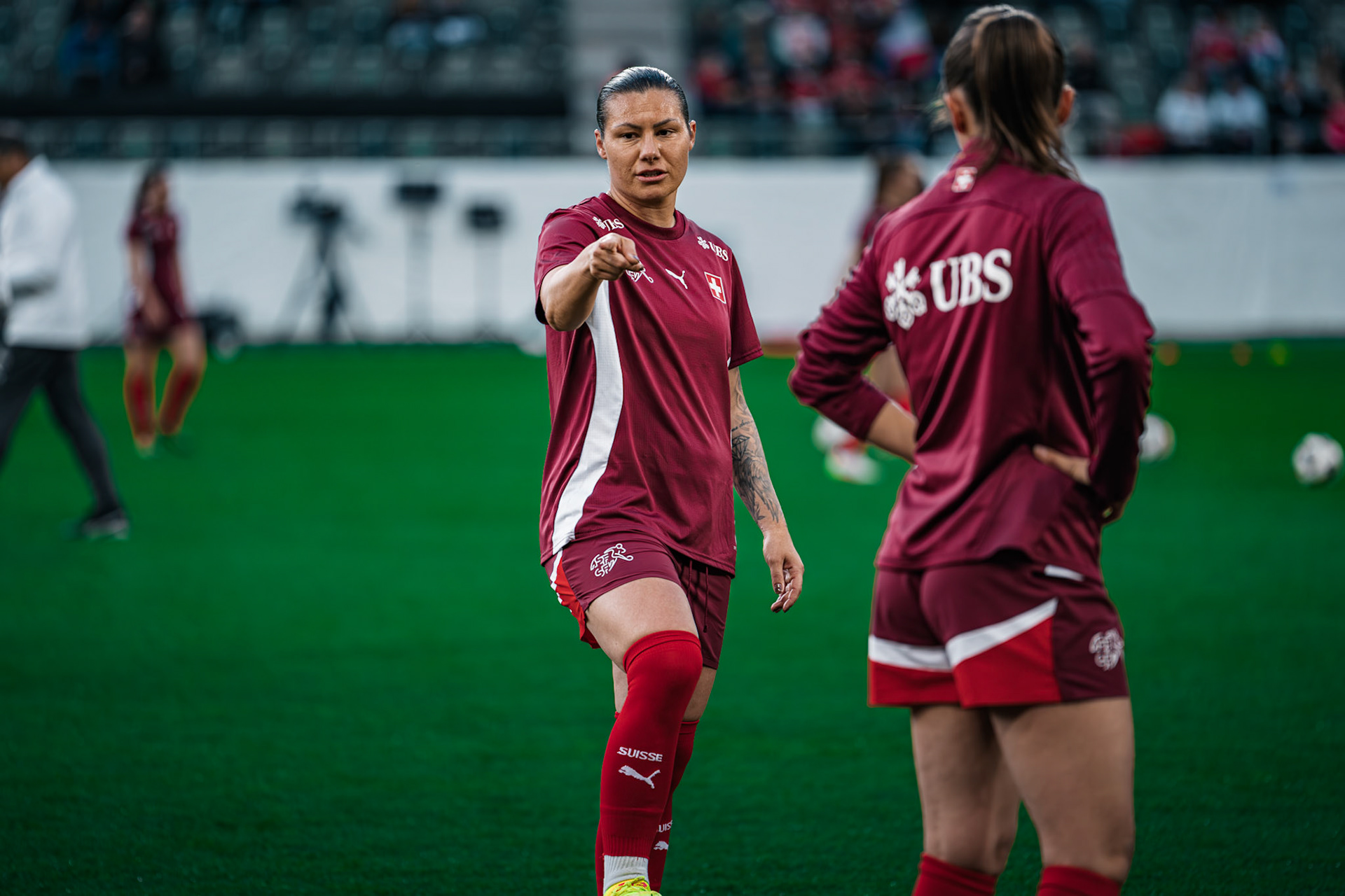 UEFA Women’s Nations League Suisse - France au Kybunpark. (Christian António/LibsVisuals.com)
