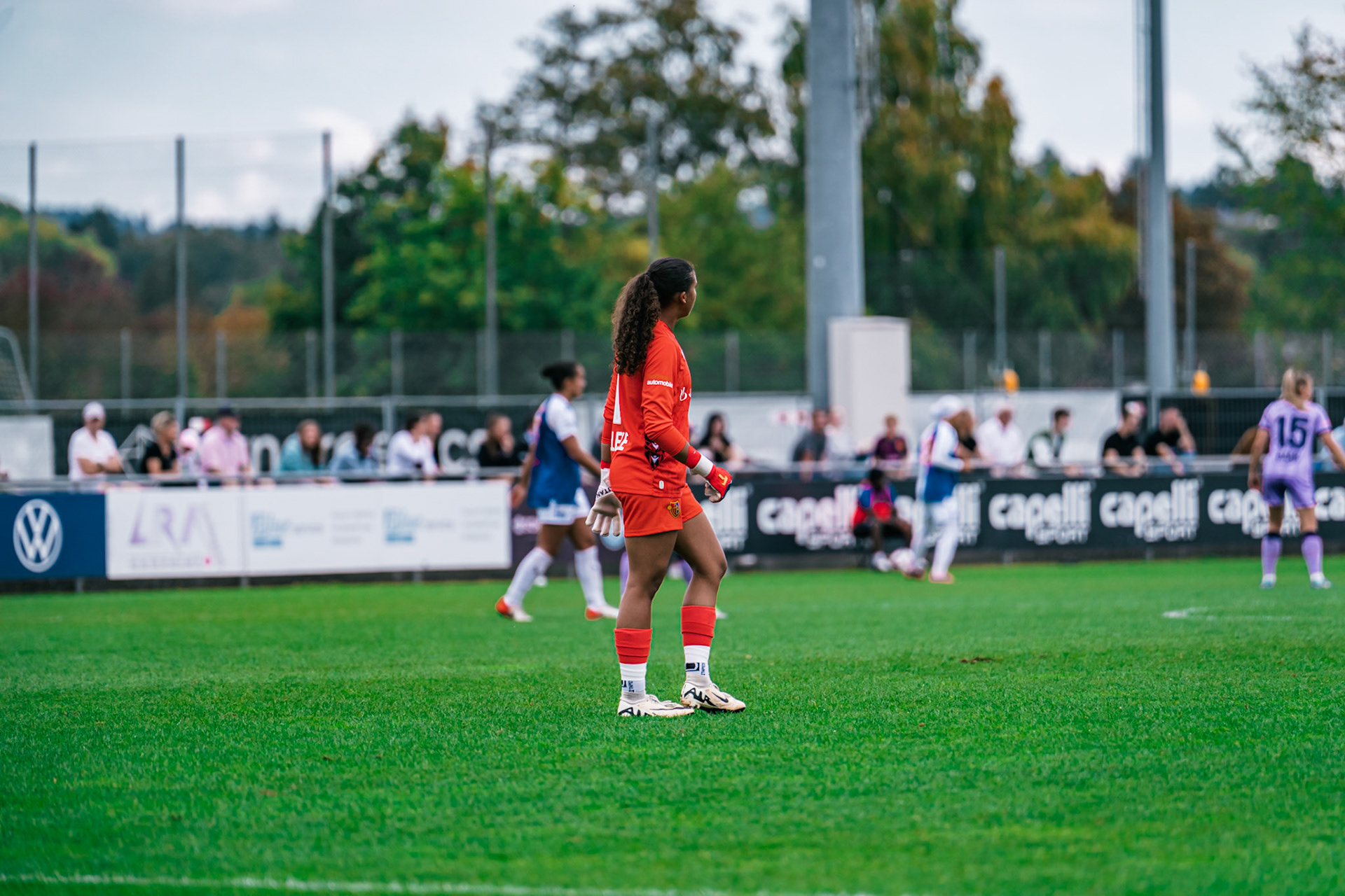 Match de l’AXA Women’s Super League opposant GC Frauenfussball et FC Basel 1893 au GC/Campus, Niederhasli (Platz 1). (Christian António/LibsVisuals.com)