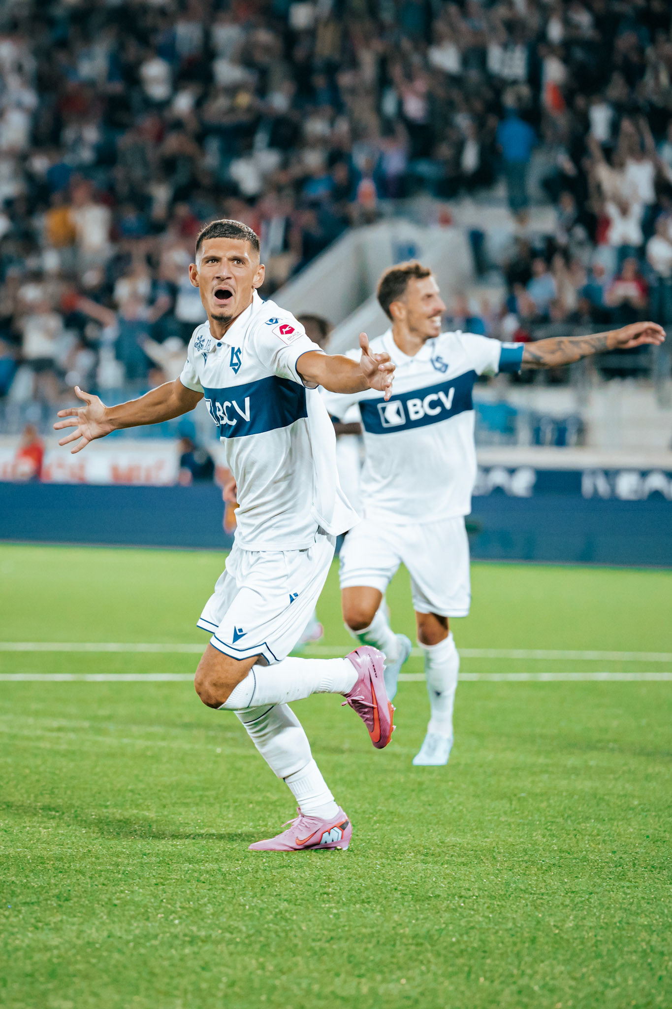 Lausanne-Sport - Vardar Skopje au Stade de la Tuilière. (Christian António/LibsVisuals.com)