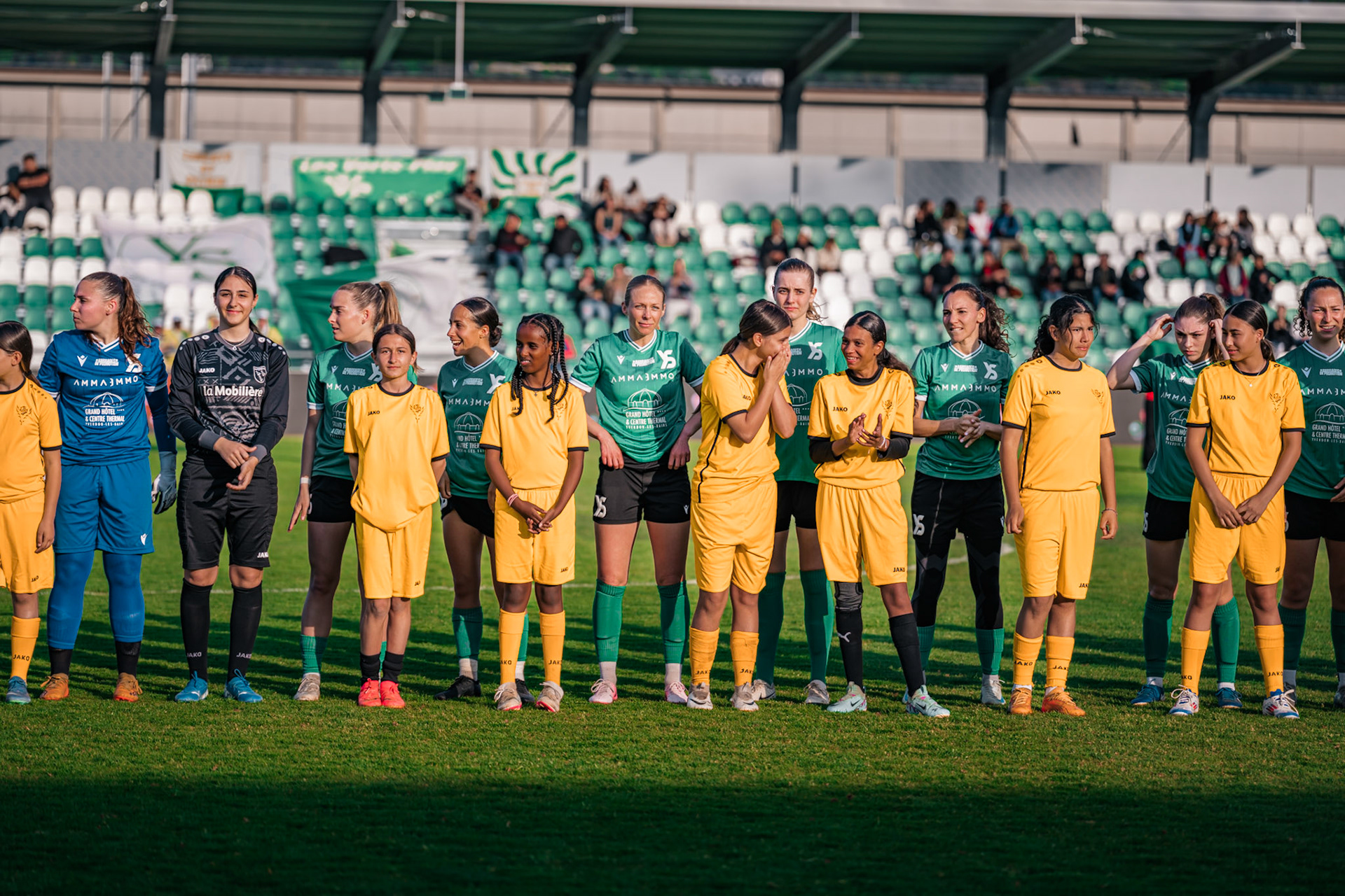 Yverdon Sport FC et Frauenteam Thun Berner-Oberland au Stade Municipal. (Christian António/LibsVisuals.com)