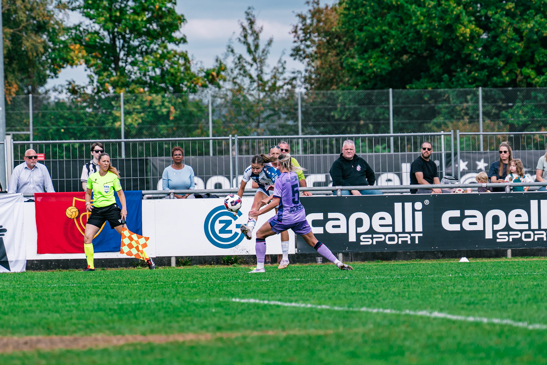 Match de l’AXA Women’s Super League opposant GC Frauenfussball et FC Basel 1893 au GC/Campus, Niederhasli (Platz 1). (Christian António/LibsVisuals.com)