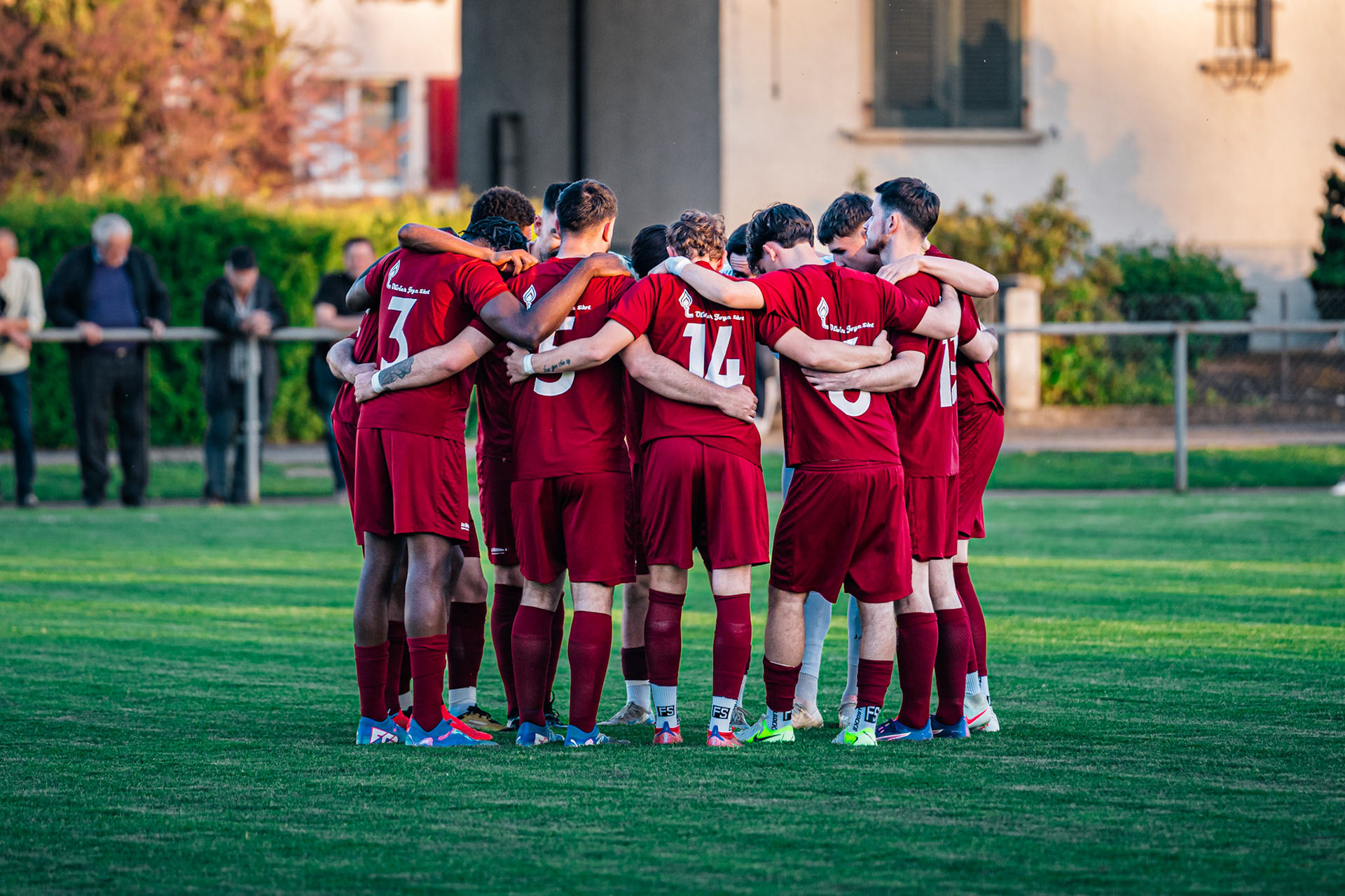 FC Domdidier et FC Cugy-Montet-Aumont-Murist I au Stade du Pâquier. (Christian António/LibsVisuals.com)
