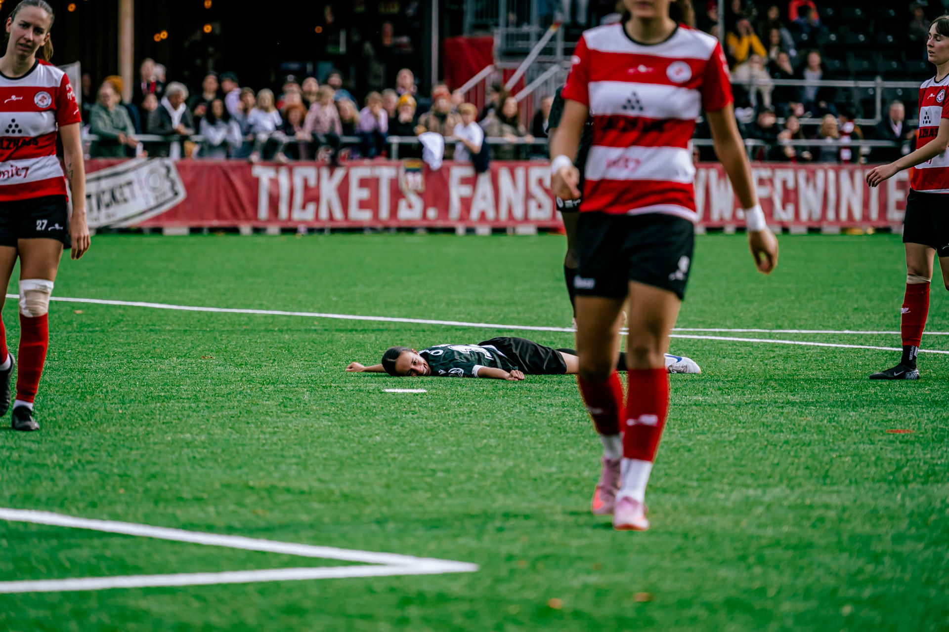Match de championnat LNB Féminine opposant le FC Winterthur et Yverdon Sport FC au Schützenwiese, Winterthur. (Christian António/LibsVisuals.com)