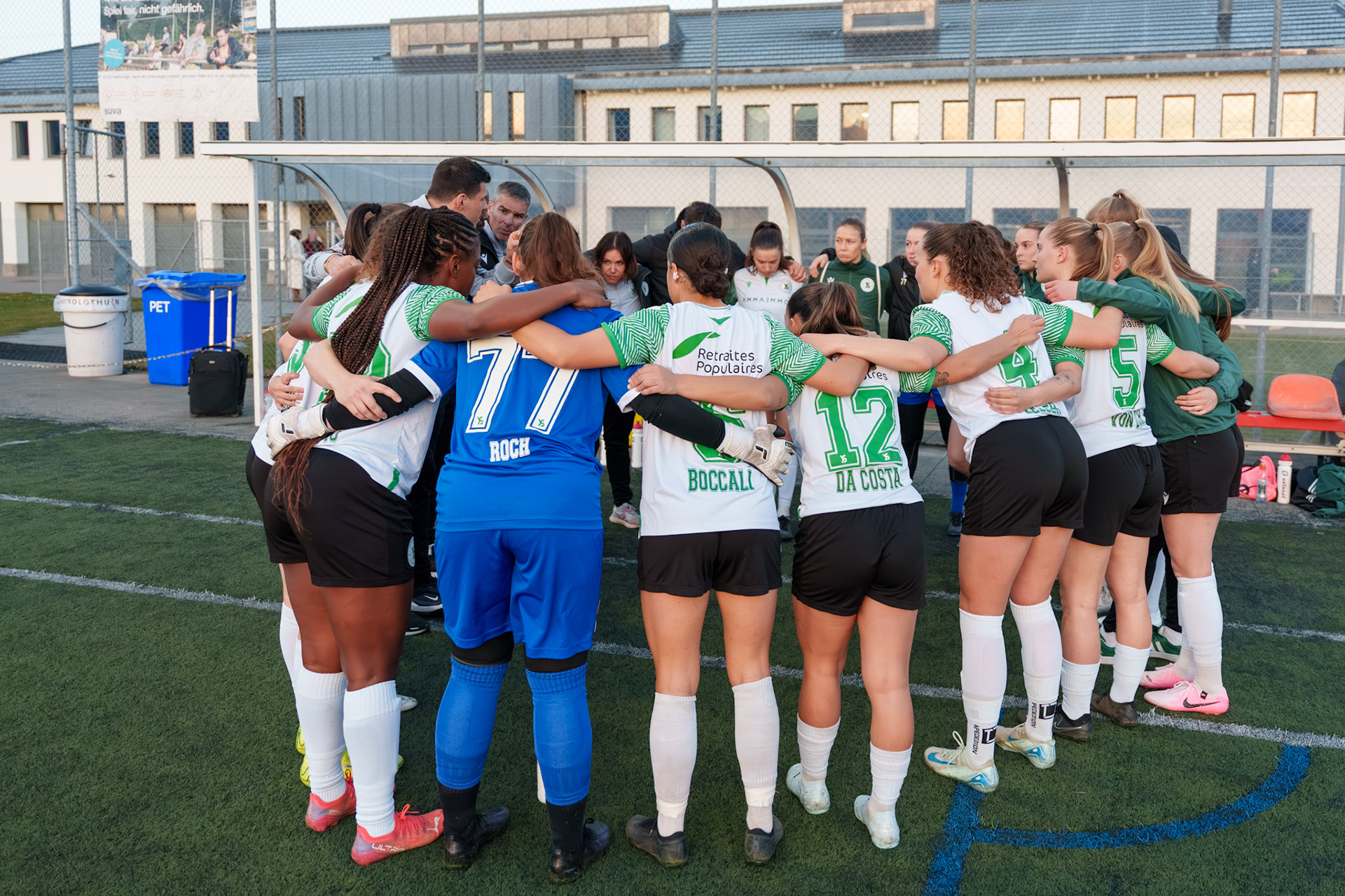 FC Solothurn Frauen et Yverdon Sport FC au Stadion FC Solothurn. (Christian António/LibsVisuals.com)
