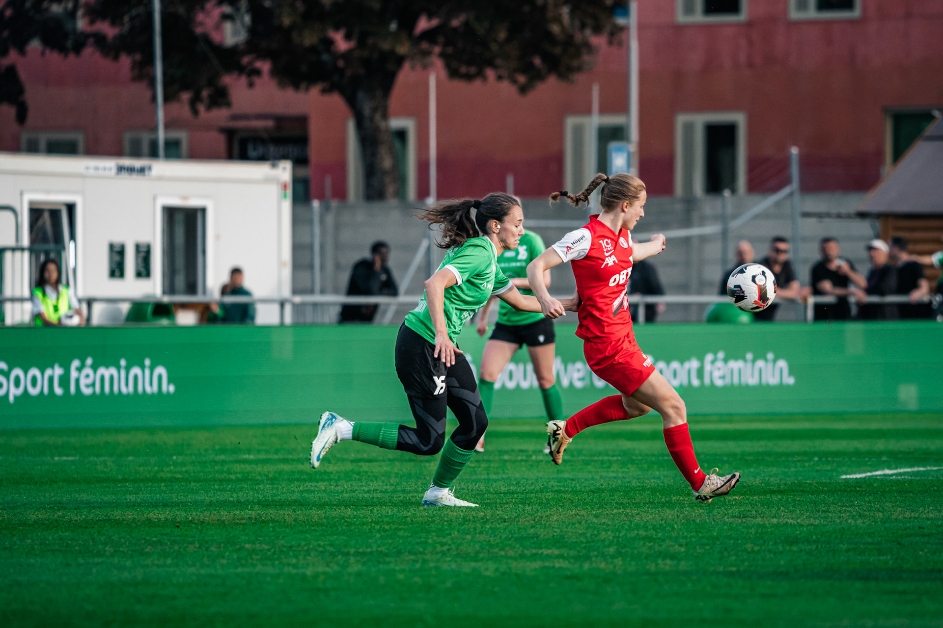 Yverdon Sport FC et FC Rapperswil-Jona au Stade Municipal. (Christian António/LibsVisuals.com)