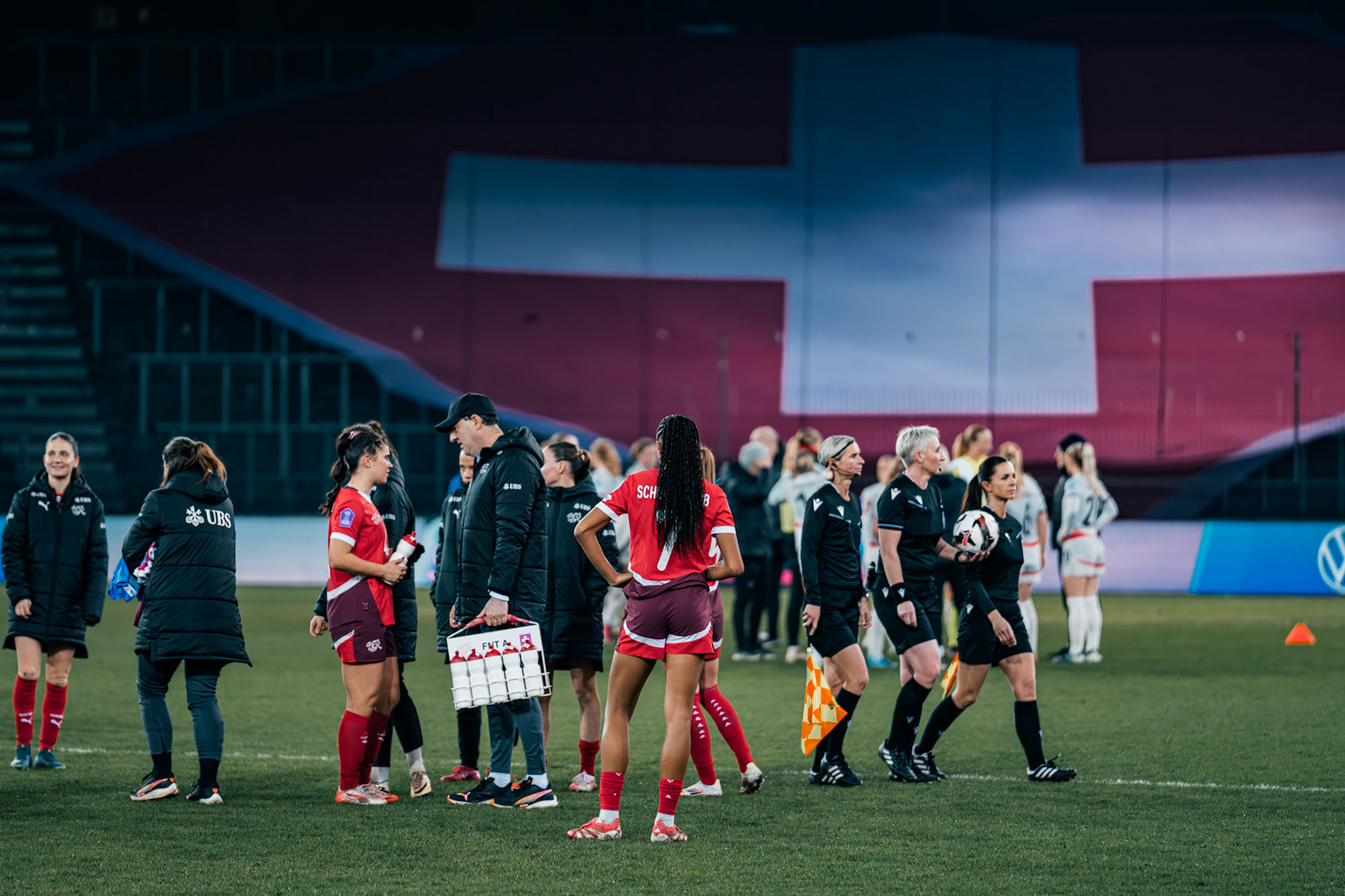 UEFA Women's Nations League Suisse - Islande au Stadion Letzigrund. (Christian António/LibsVisuals.com)