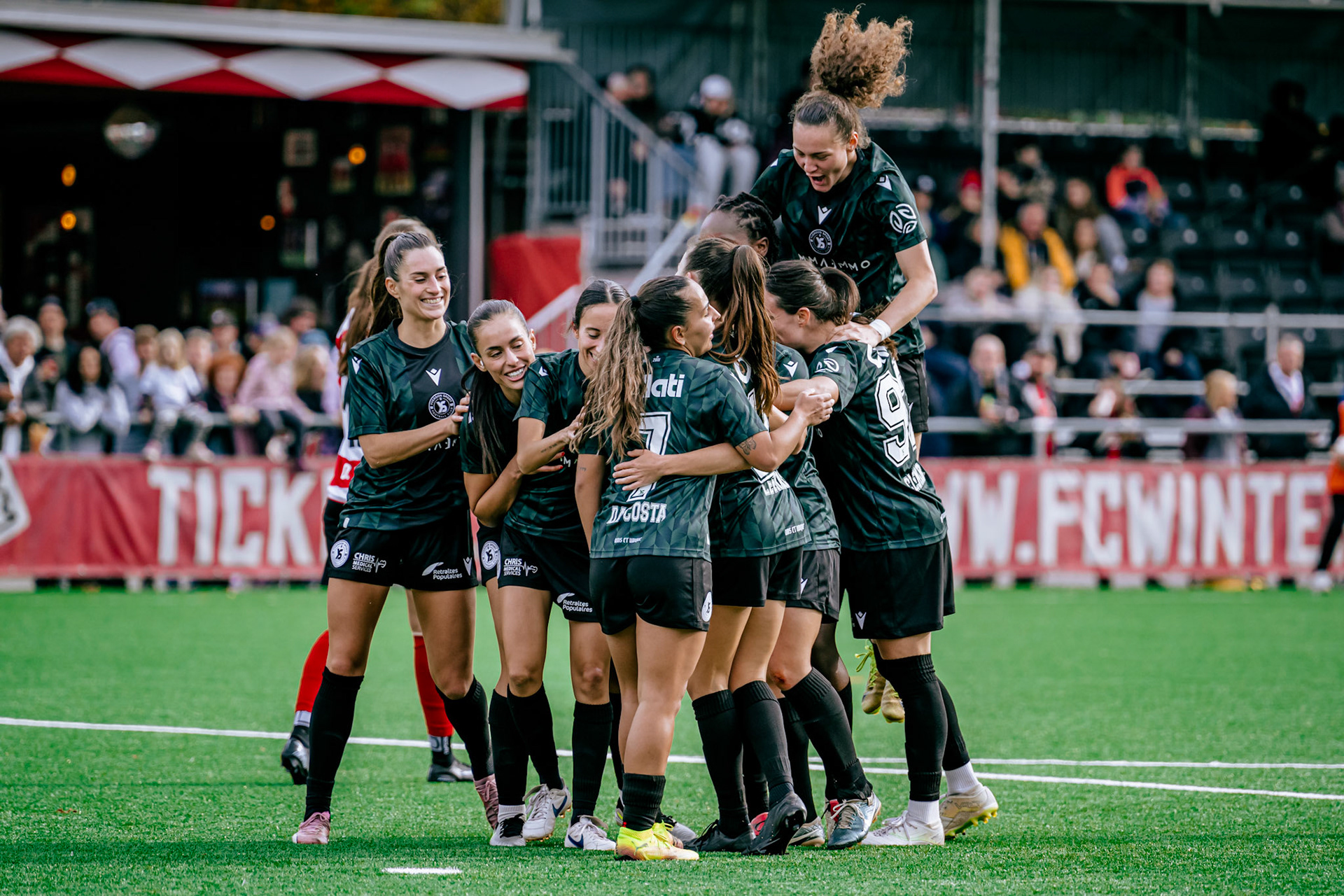 Match de championnat LNB Féminine opposant le FC Winterthur et Yverdon Sport FC au Schützenwiese, Winterthur. (Christian António/LibsVisuals.com)