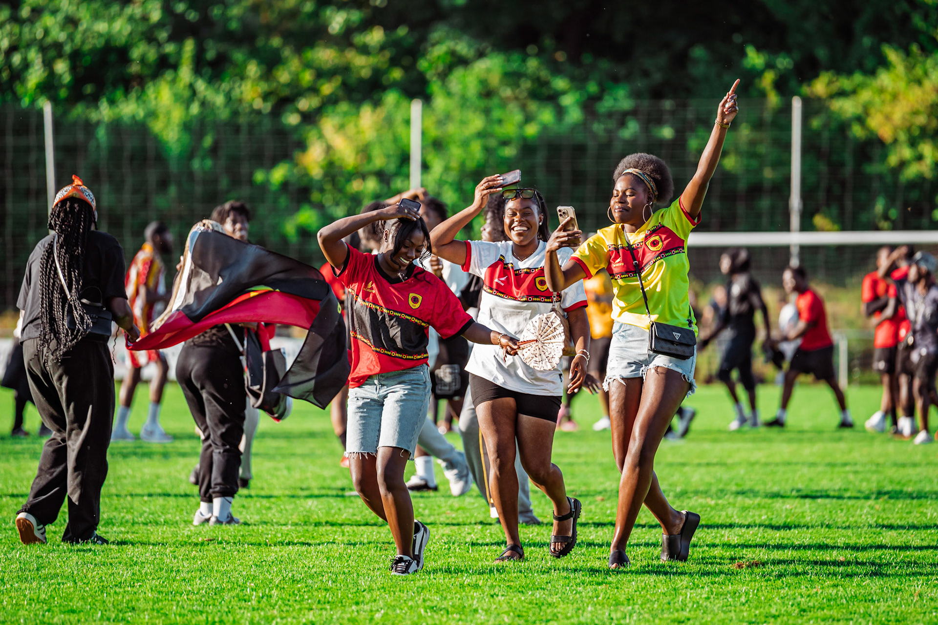 Match amical opposant l’Angola et le Cap-Vert (CanFribourg) au Terrain Communal de Corminboeuf. (Christian António/LibsVisuals.com)