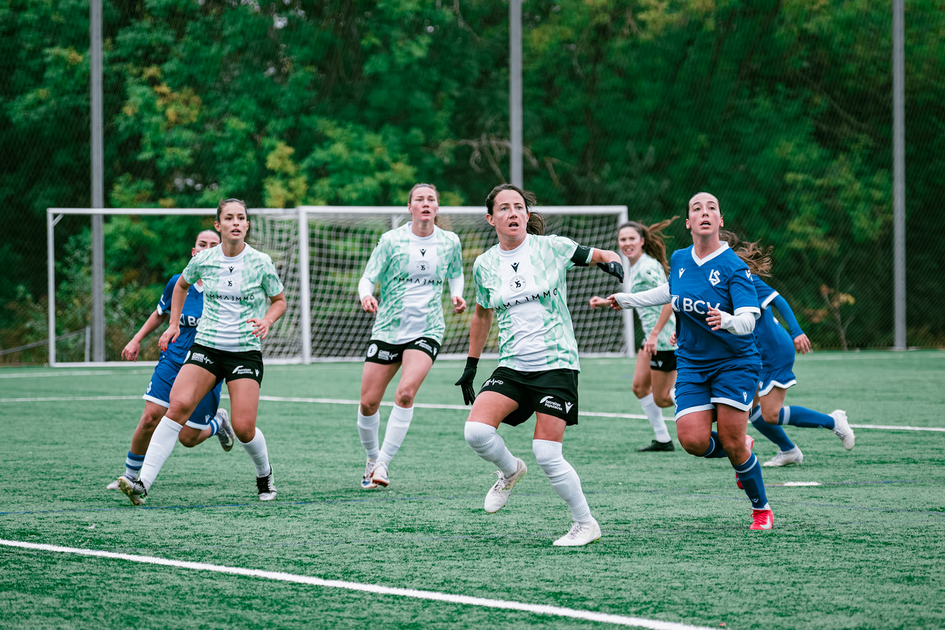 Match AXA Women’s Cup (1/16 de finale) opposant FC Lausanne-Sport et Yverdon Sport FC au Centre sportif de la Tuilière. (Christian António/LibsVisuals.com)