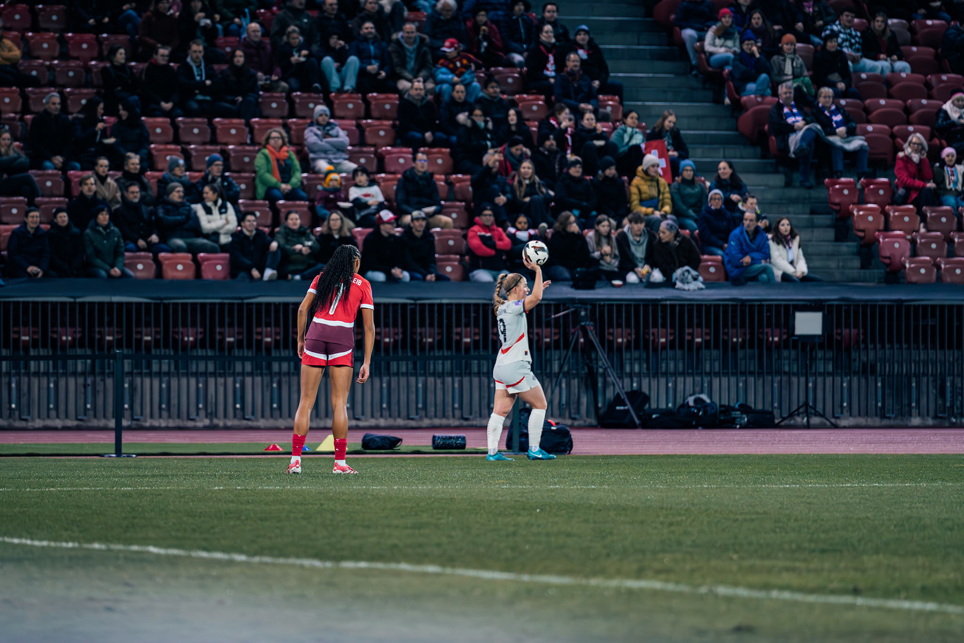 UEFA Women's Nations League Suisse - Islande au Stadion Letzigrund. (Christian António/LibsVisuals.com)