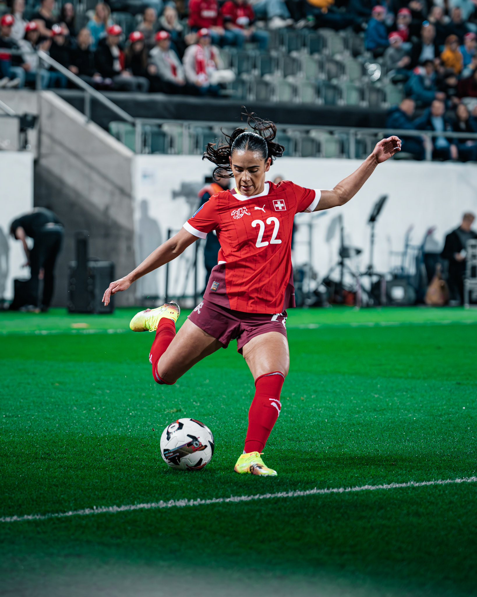 UEFA Women’s Nations League Suisse - France au Kybunpark. (Christian António/LibsVisuals.com)