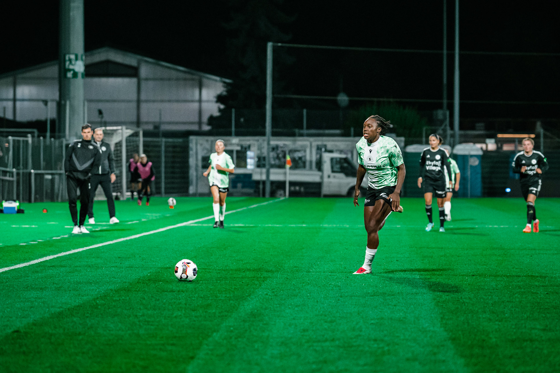 Match de championnat LNB (féminine) opposant Yverdon Sport FC et FC Wil 1900 au Stade Municipal, Yverdon. (Christian António/LibsVisuals.com)