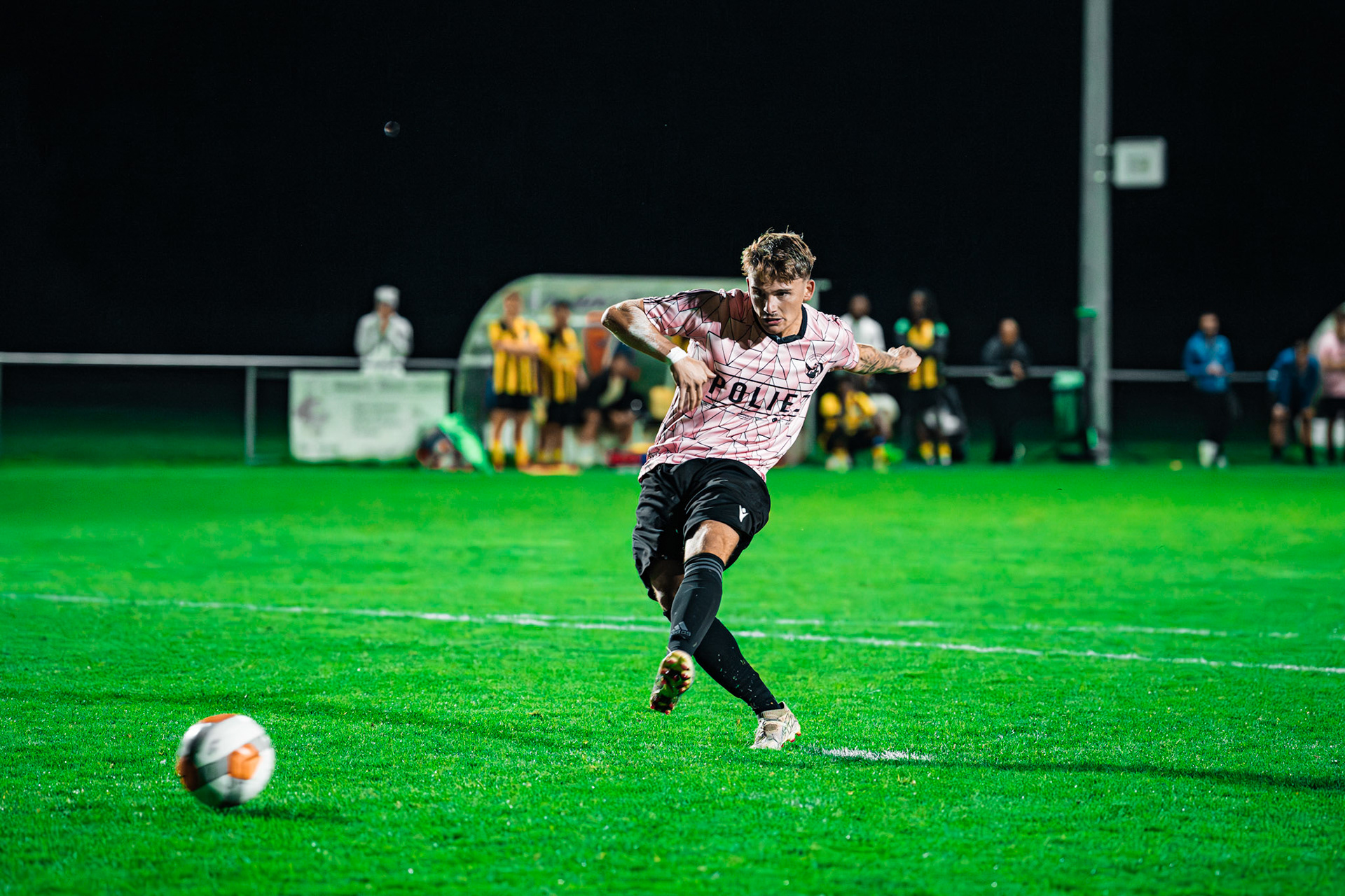 Match BCV Cup opposant FC Corcelles-Payerne I – FC Poliez-Pittet IA à la Place de sports Freybonnaz. (Christian António/LibsVisuals.com)