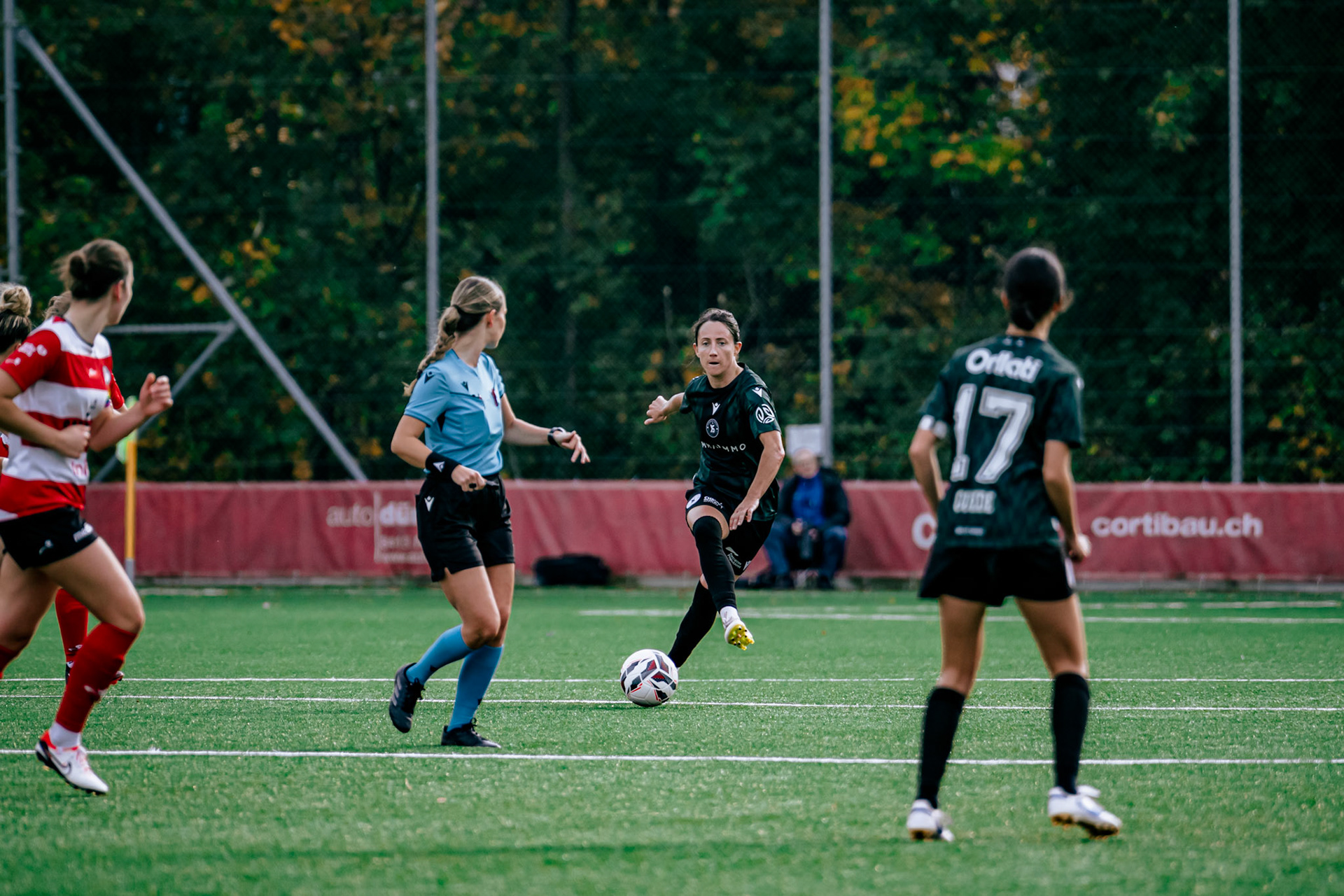 Match de championnat LNB Féminine opposant le FC Winterthur et Yverdon Sport FC au Schützenwiese, Winterthur. (Christian António/LibsVisuals.com)