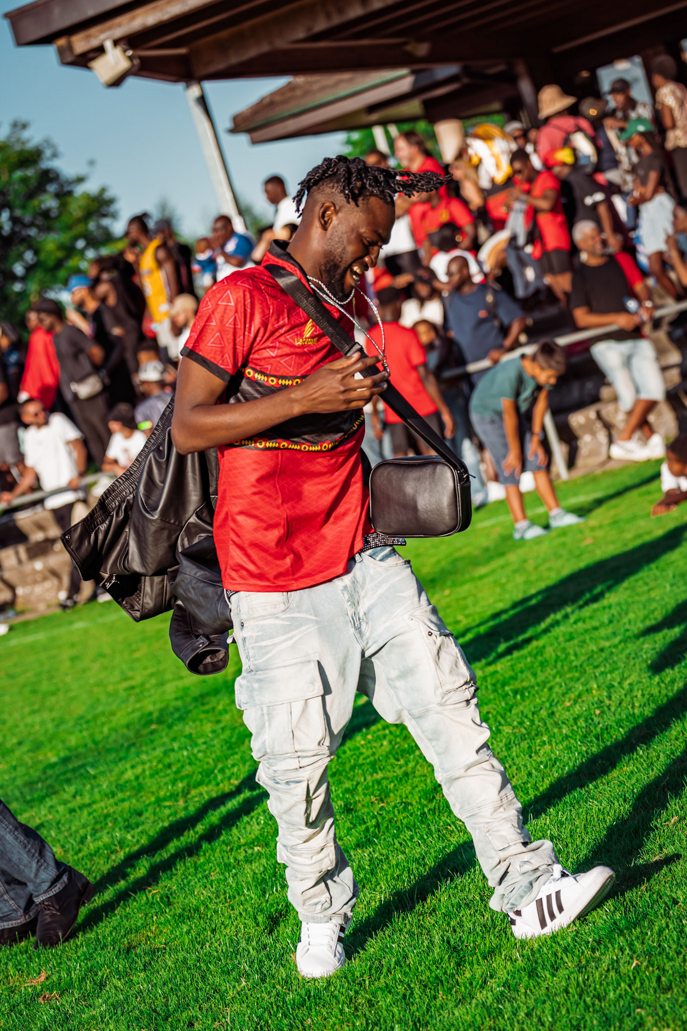 Match amical opposant l’Angola et le Cap-Vert (CanFribourg) au Terrain Communal de Corminboeuf. (Christian António/LibsVisuals.com)