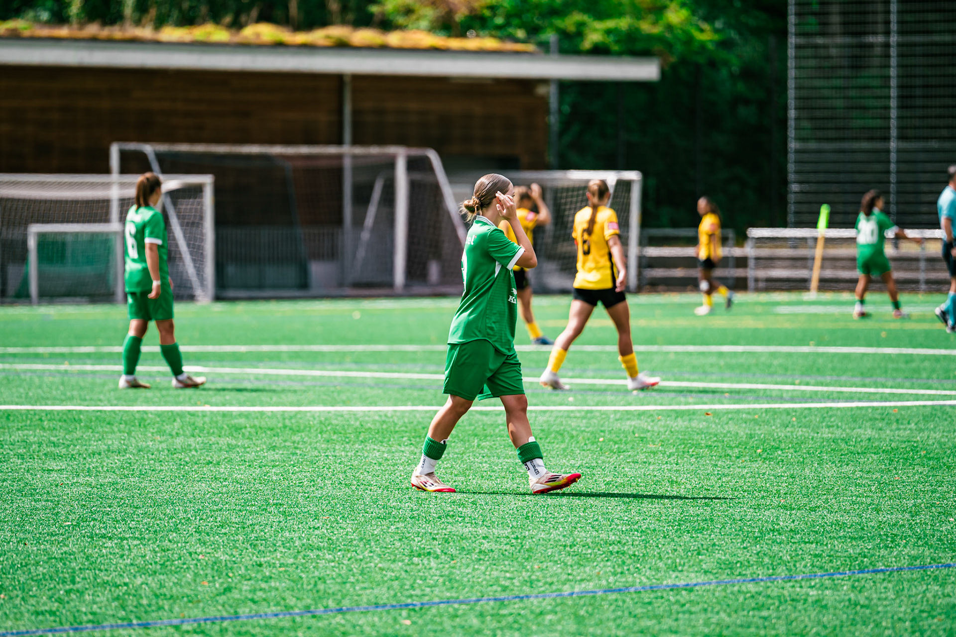 Match championnat opposant BSC YB Frauen U-20 - Yverdon Sport U-20 au Sportplatz Wyler. (Christian António/LibsVisuals.com)