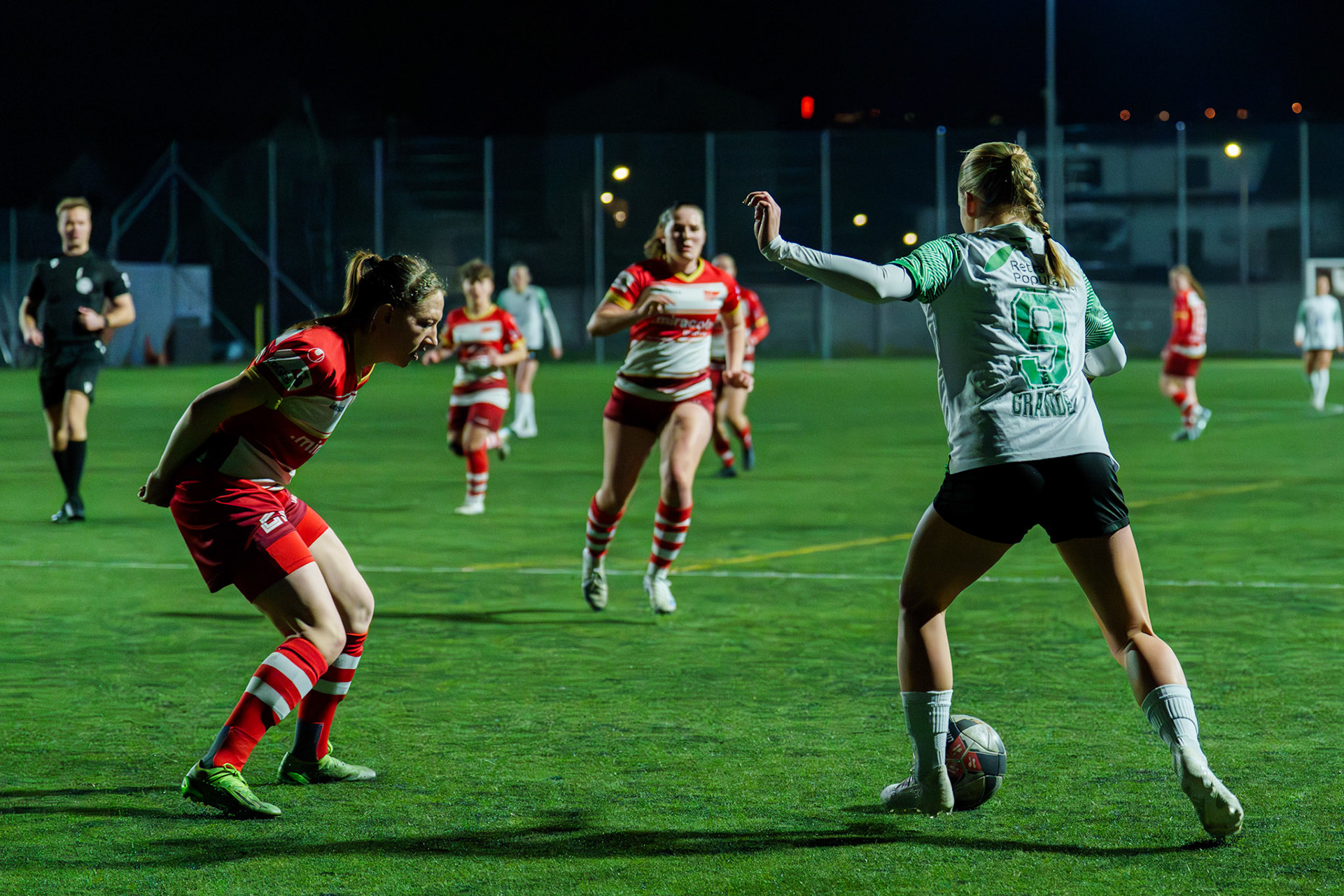 FC Solothurn Frauen et Yverdon Sport FC au Stadion FC Solothurn. (Christian António/LibsVisuals.com)