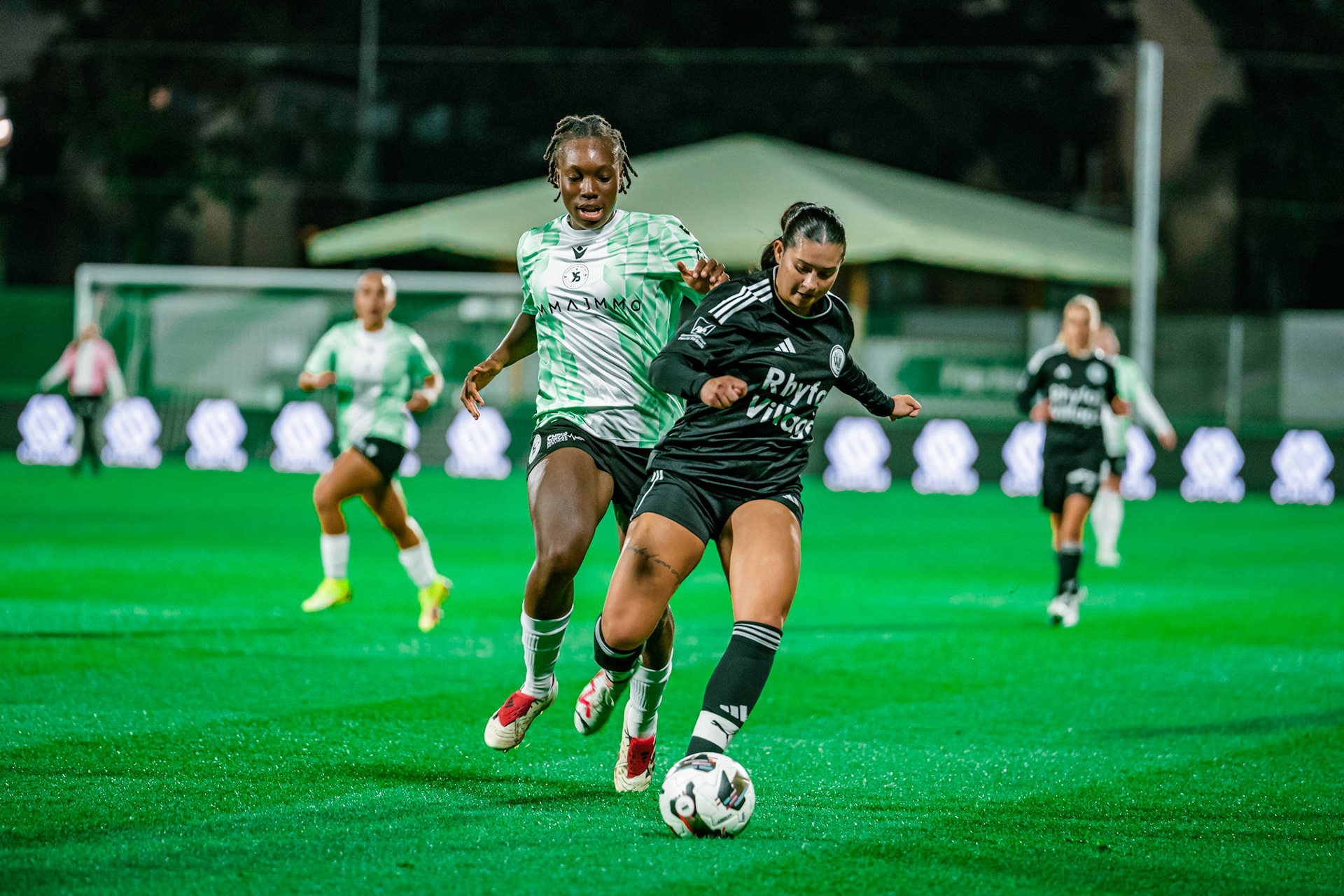 Match de championnat LNB (féminine) opposant Yverdon Sport FC et FC Wil 1900 au Stade Municipal, Yverdon. (Christian António/LibsVisuals.com)