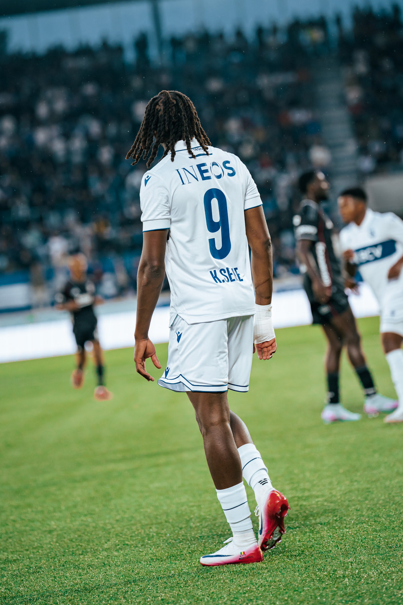 Match aller du tour de barrage de l’UEFA Europa Conference League 2025/26 opposant Lausanne-Sport et le Beşiktaş JK au Stade de la Tuilière. (Christian António/LibsVisuals.com)