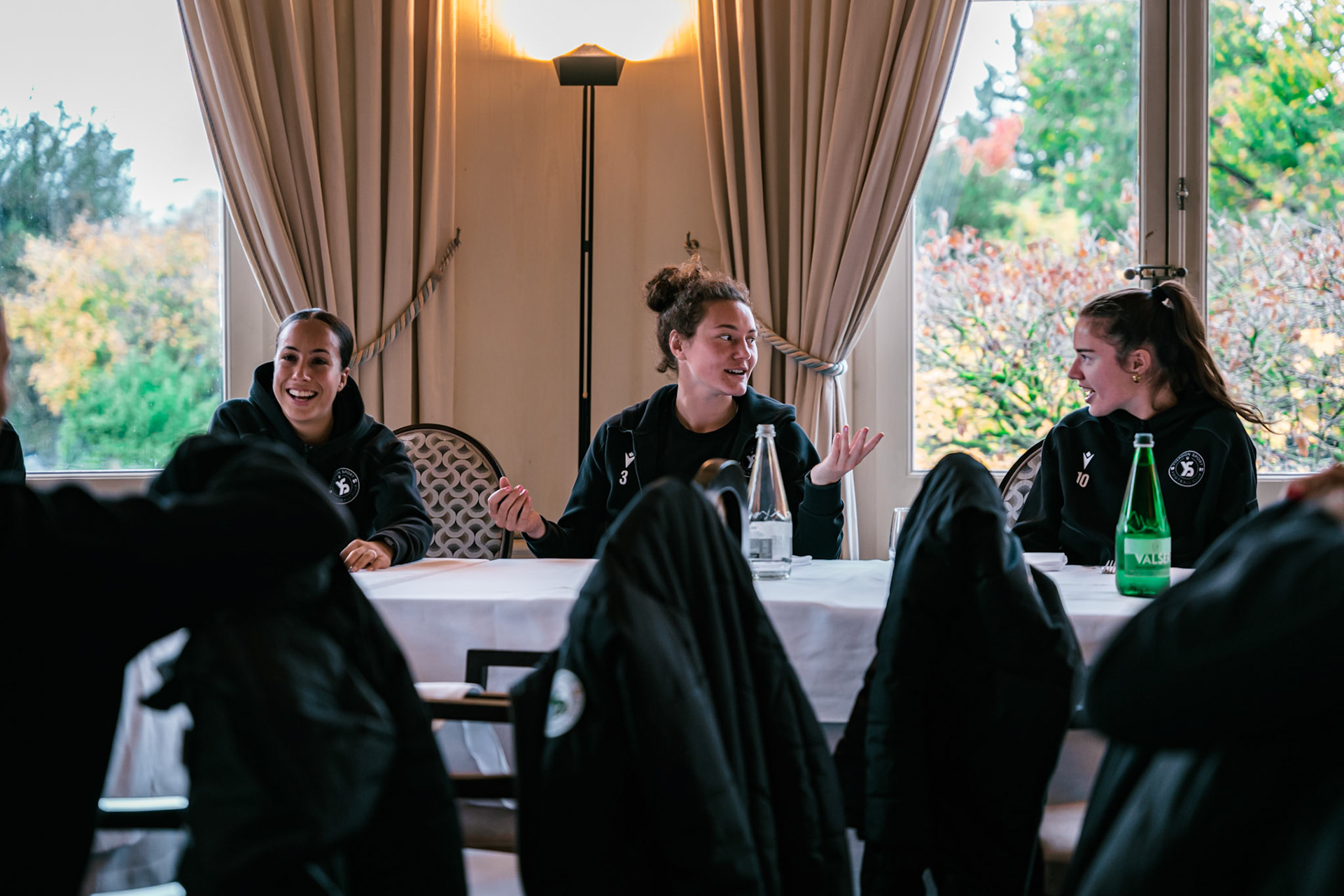 Match de championnat LNB féminine opposant Yverdon Sport FC et le FC Lugano au Stade Municipal, Yverdon-les-Bains. (Christian António / LibsVisuals.com)