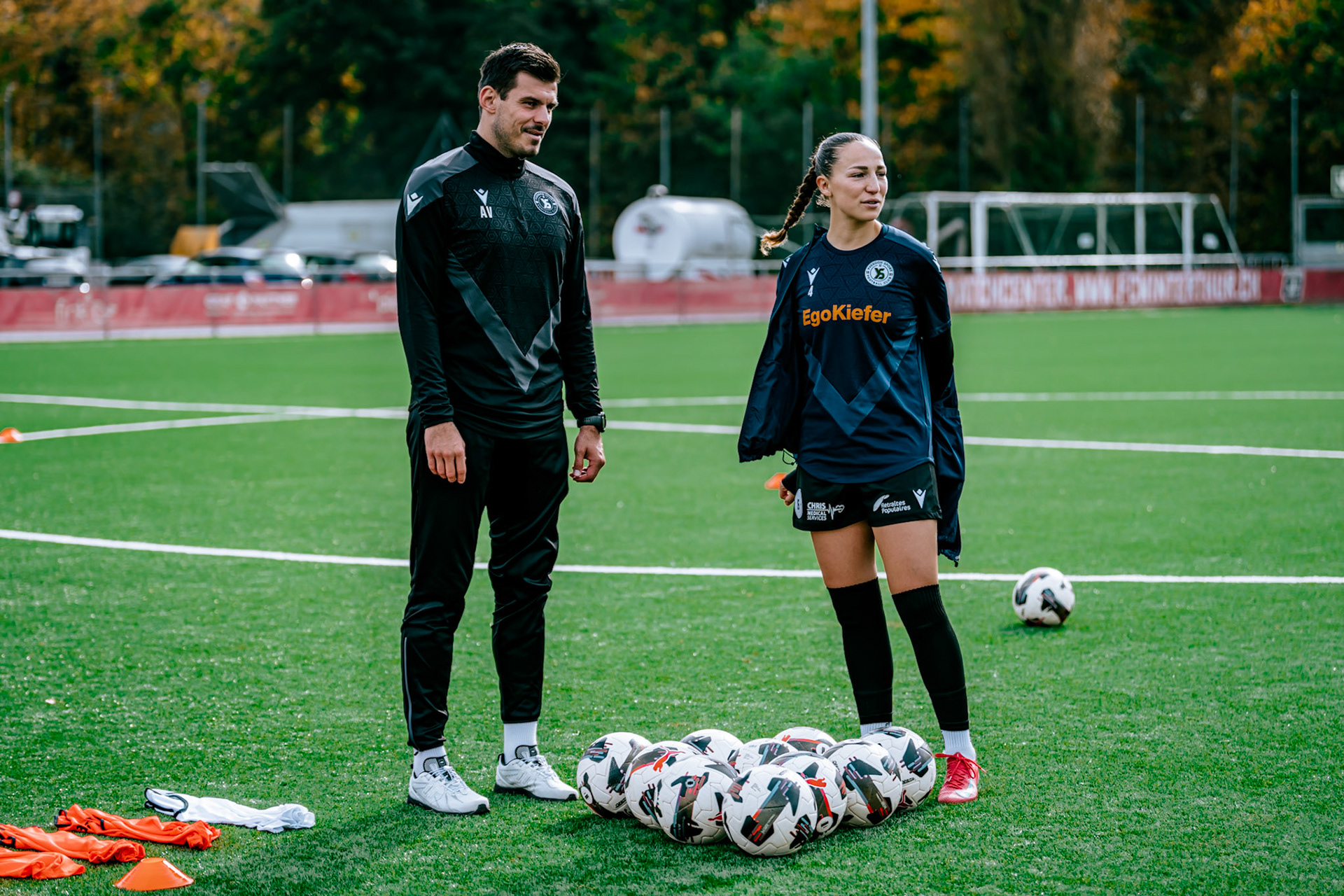 Match de championnat LNB Féminine opposant le FC Winterthur et Yverdon Sport FC au Schützenwiese, Winterthur. (Christian António/LibsVisuals.com)