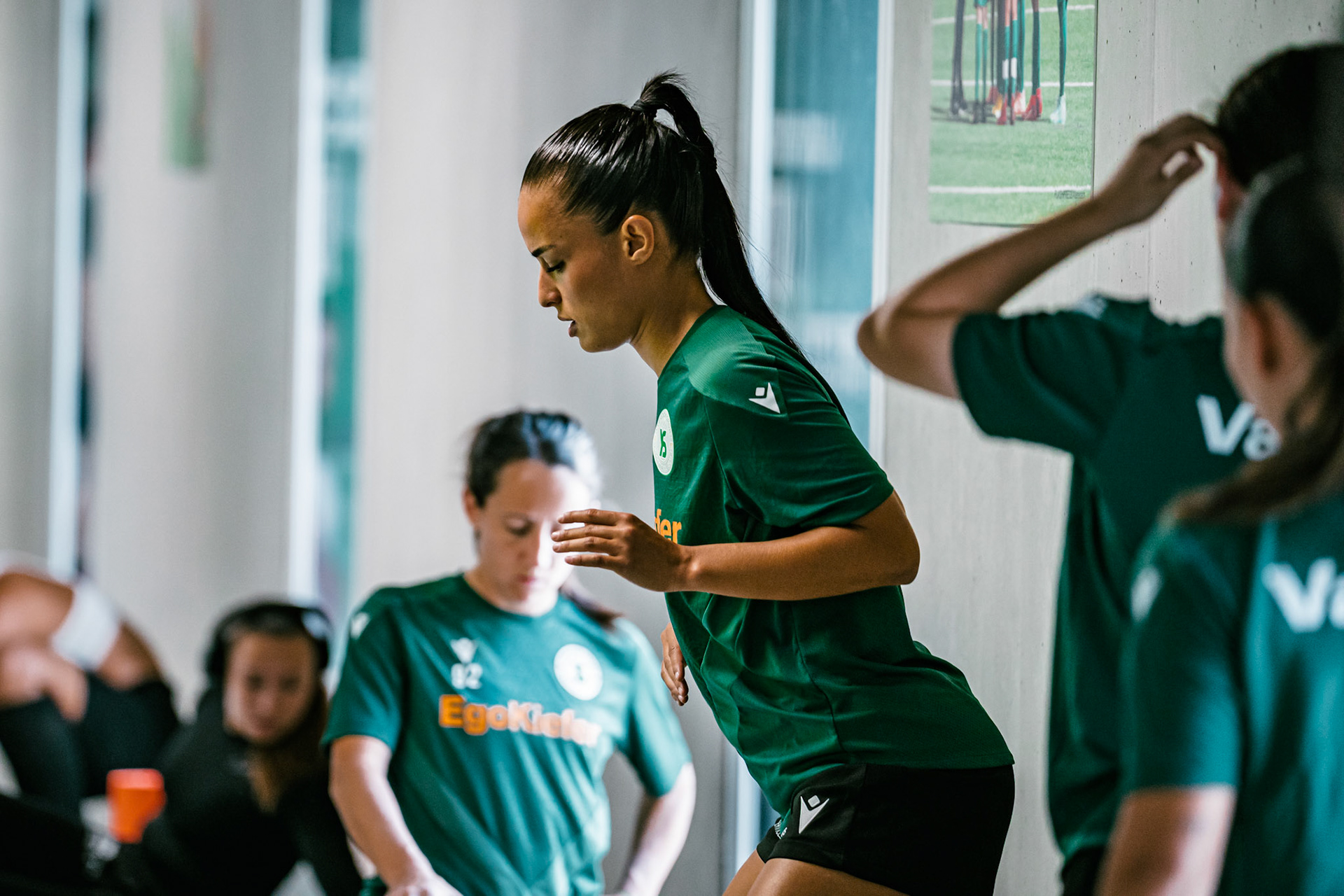 Match championnat LNB féminine opposant Yverdon Sport FC et FC Schlieren au Stade Municipal. (Christian António/LibsVisuals.com)