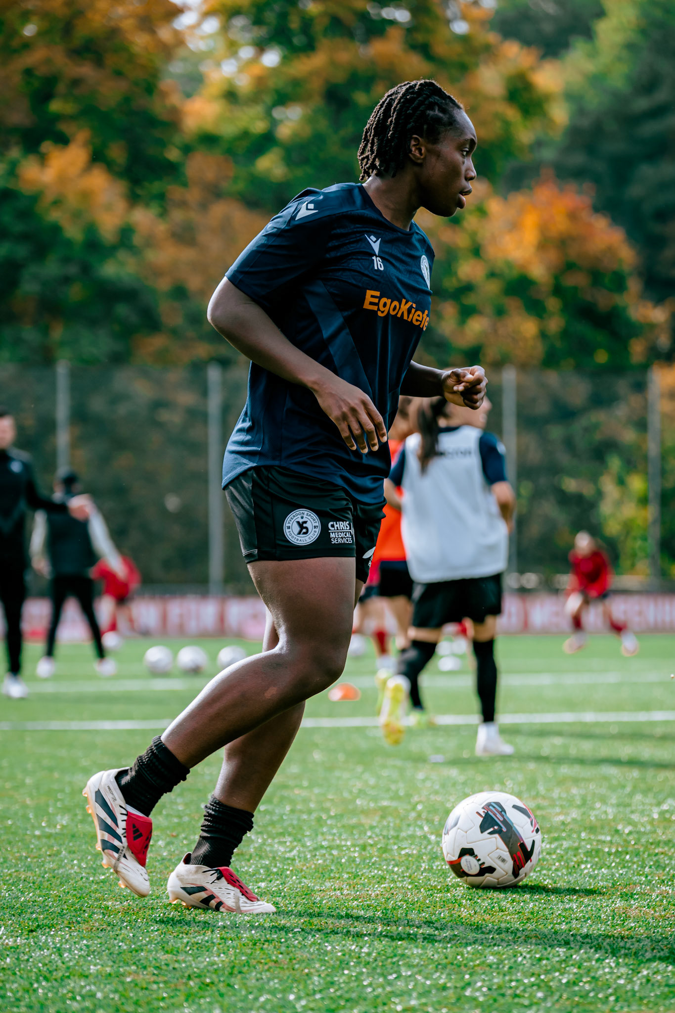 Match de championnat LNB Féminine opposant le FC Winterthur et Yverdon Sport FC au Schützenwiese, Winterthur. (Christian António/LibsVisuals.com)