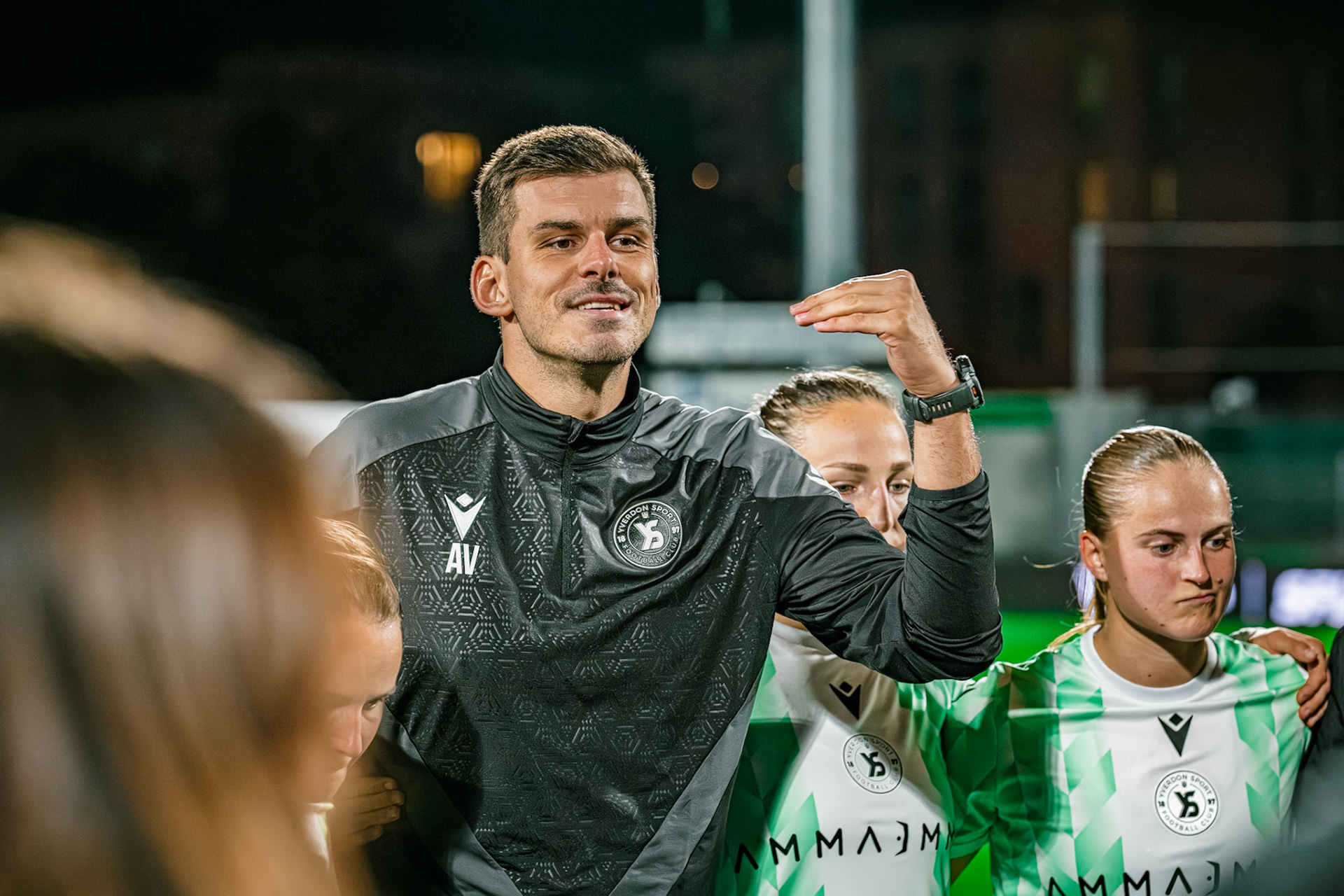 Match championnat LNB féminine opposant Yverdon Sport FC et FC Oerlikon/Polizei ZH 1 au Stade Municipal. (Christian António/LibsVisuals.com)