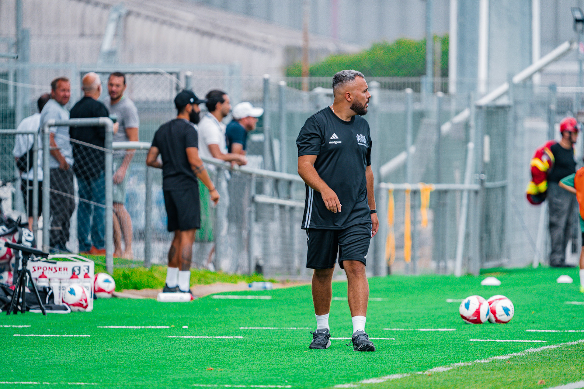 Match opposant Yverdon Sport FC face au Stade Lausanne Ouchy au Stade Municipal. (Christian António/LibsVisuals.com)