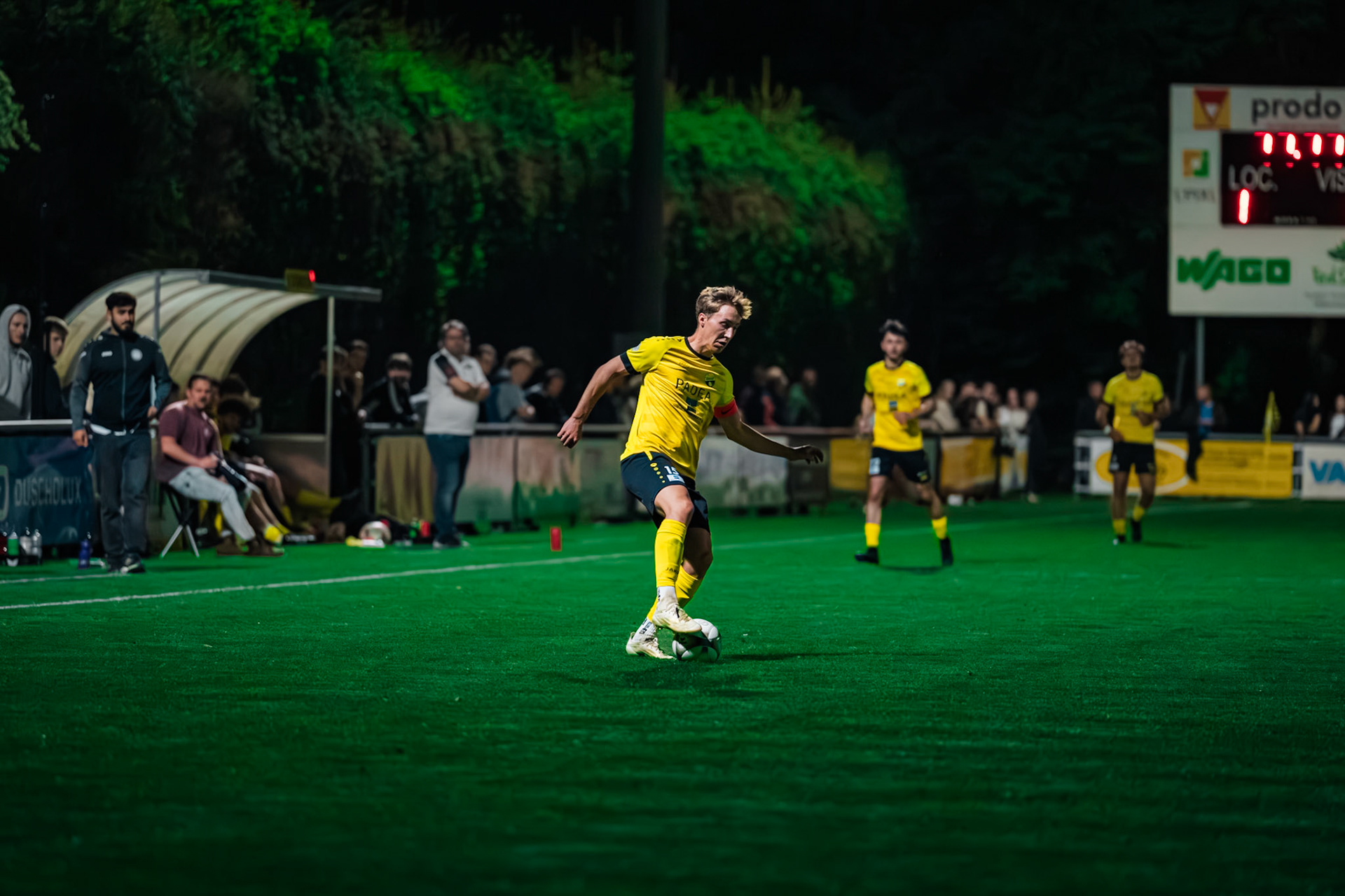 FC Domdidier et FC Cugy-Montet-Aumont-Murist I au Stade du Pâquier. (Christian António/LibsVisuals.com)