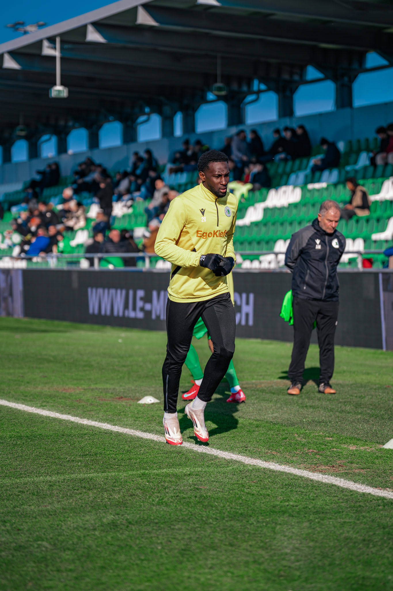 Yverdon Sport FC et FC Luzern au Stade Municipal. (Christian António/LibsVisuals.com)
