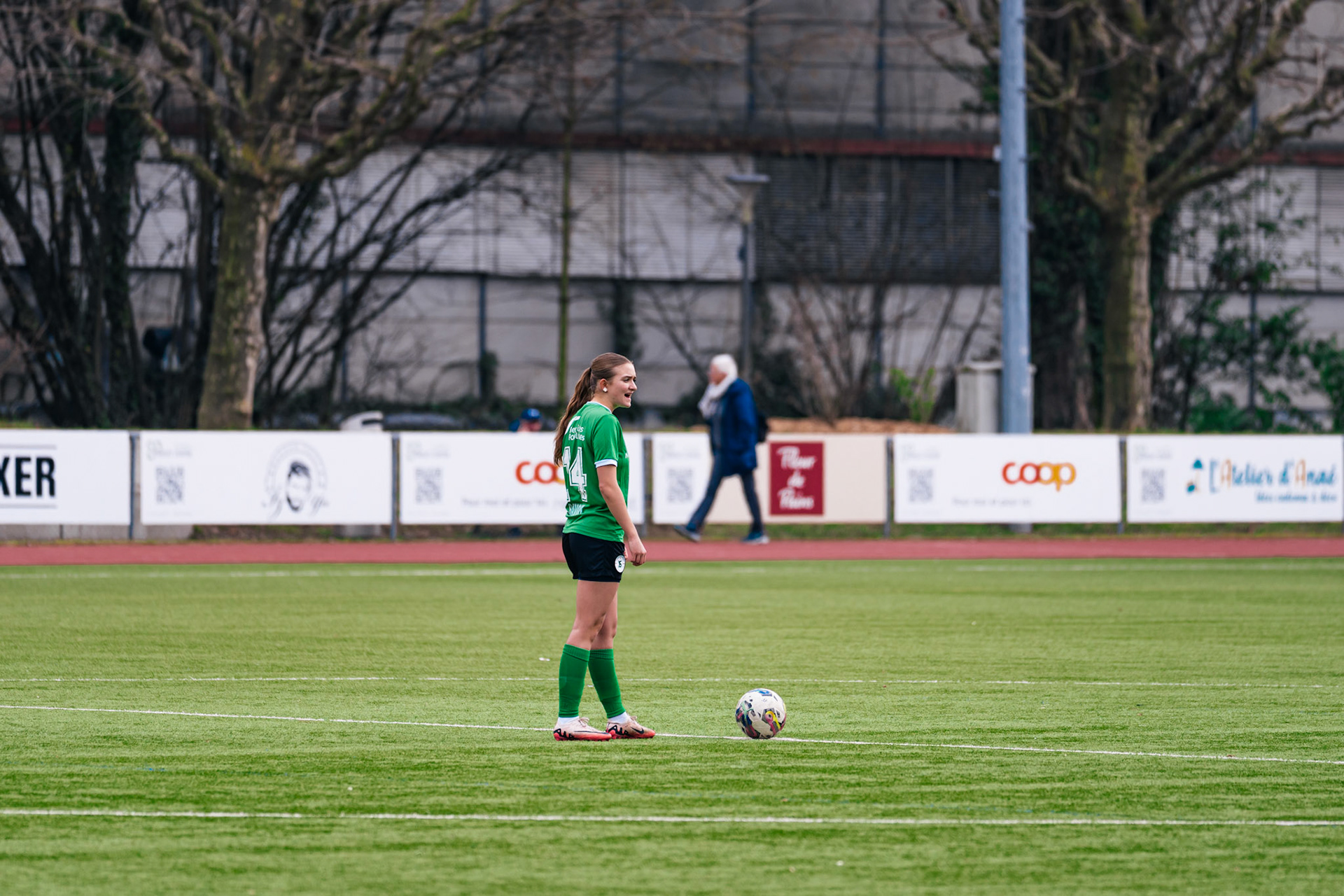 Match Amical entre FC Renens et Yverdon Sport FC au Stade sportif du Croset. (Christian António/LibsVisuals.com)