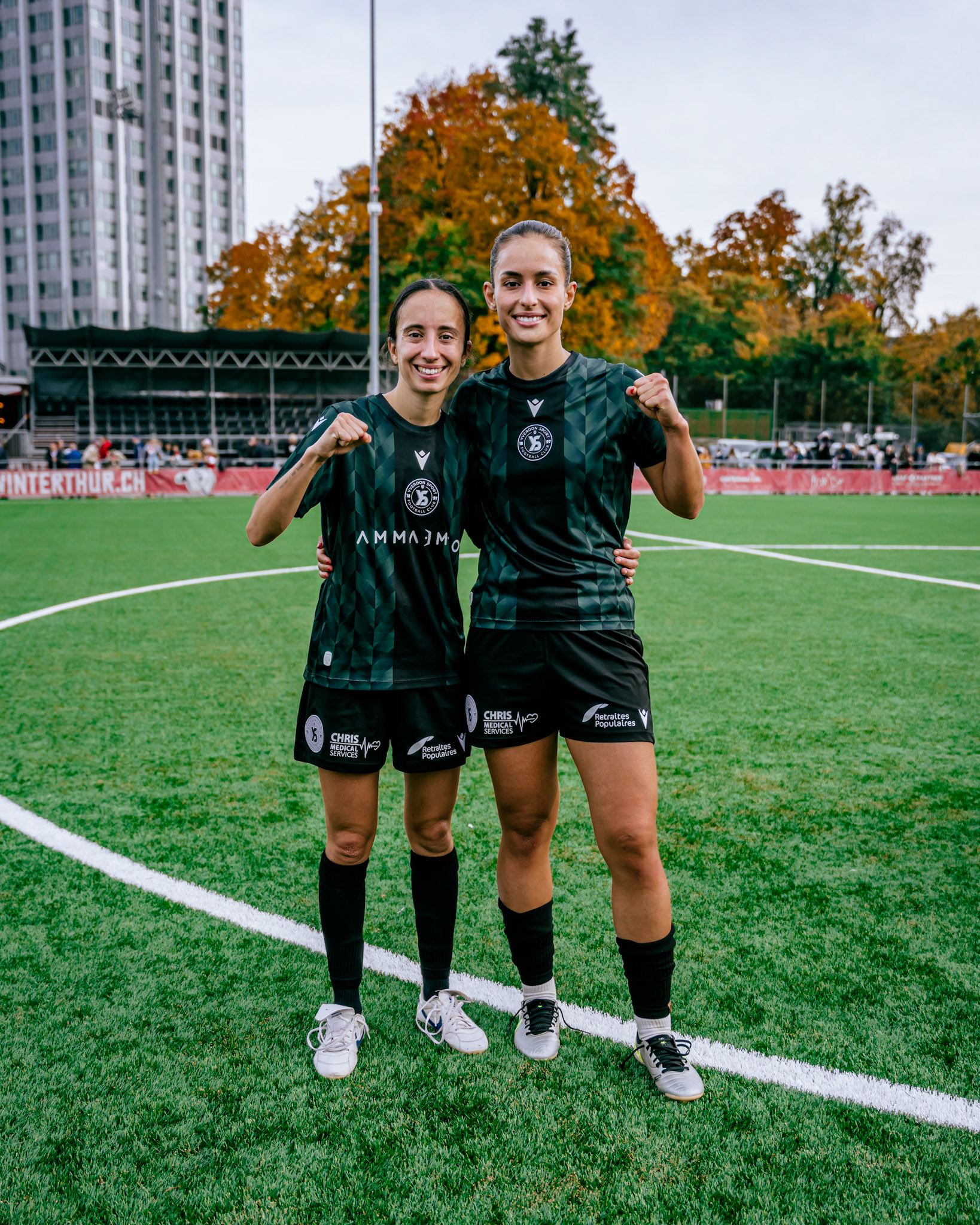 Match de championnat LNB Féminine opposant le FC Winterthur et Yverdon Sport FC au Schützenwiese, Winterthur. (Christian António/LibsVisuals.com)