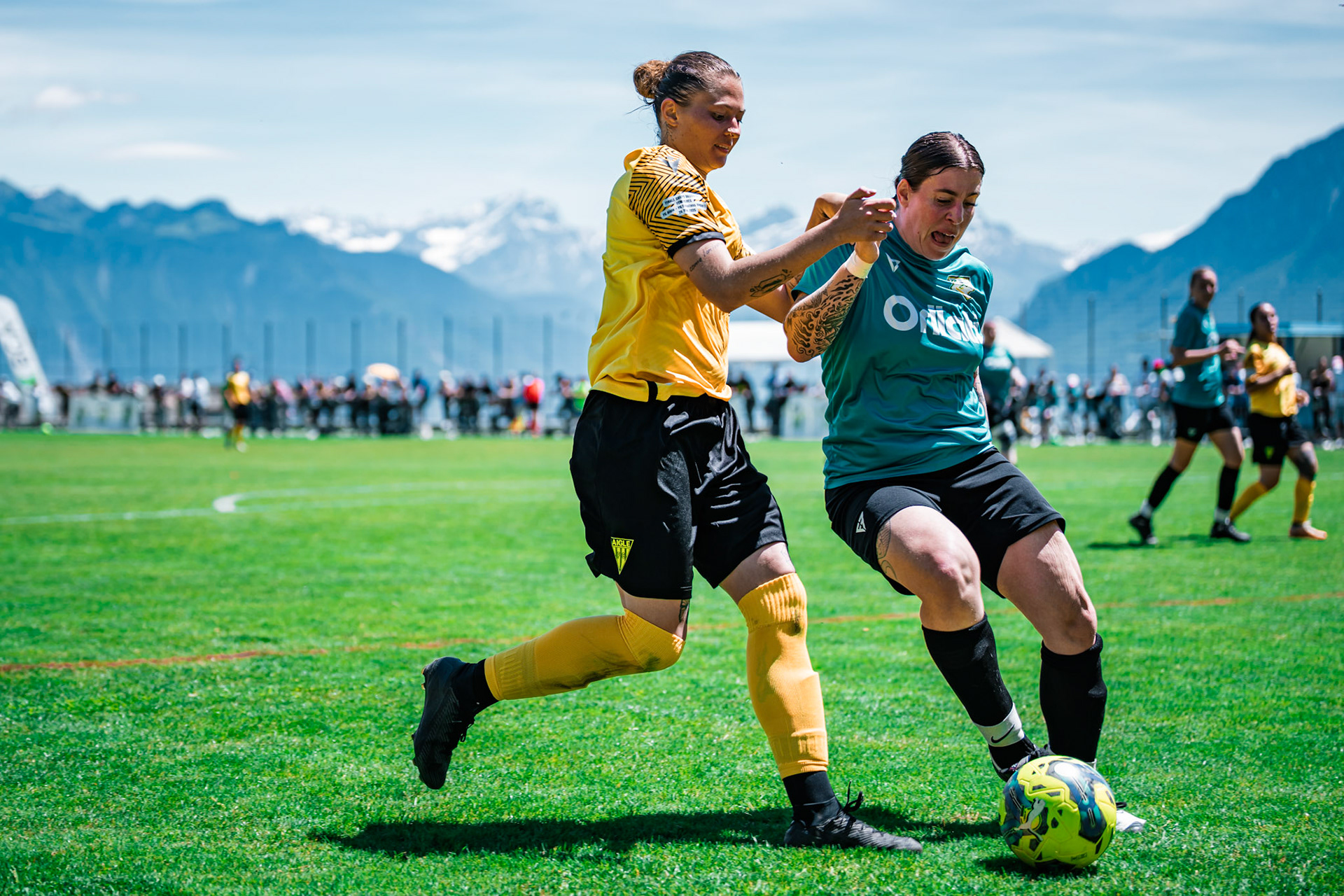 FC Aigle - FC Echallens Région I au Stade des Ruvines. (Christian António/LibsVisuals.com)