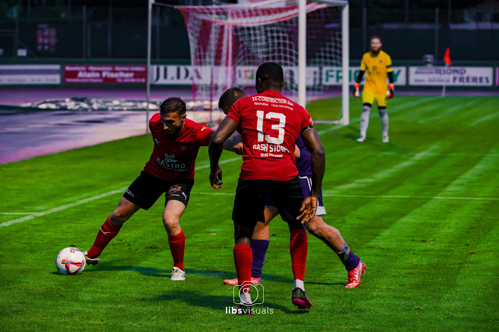 Match de barrage - Promotion 3ème ligue FC Iliria Payerne - FC Champvent au Stade Municipal à Payerne