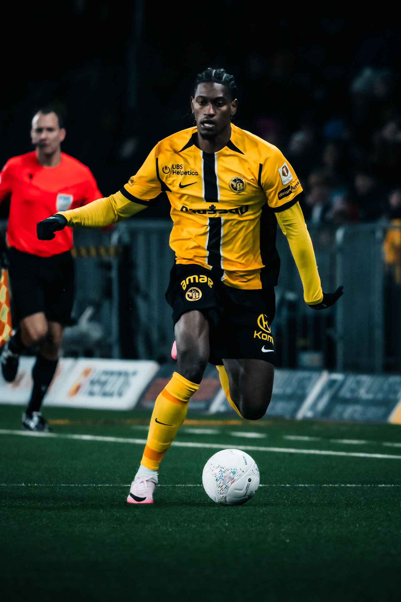 Joël Monteiro, Milieu du BSC Young Boys lors du match entre BSC Young Boys et FC Winterthur au Stadion Wankdorf. (Christian António/LibsVisuals.com)