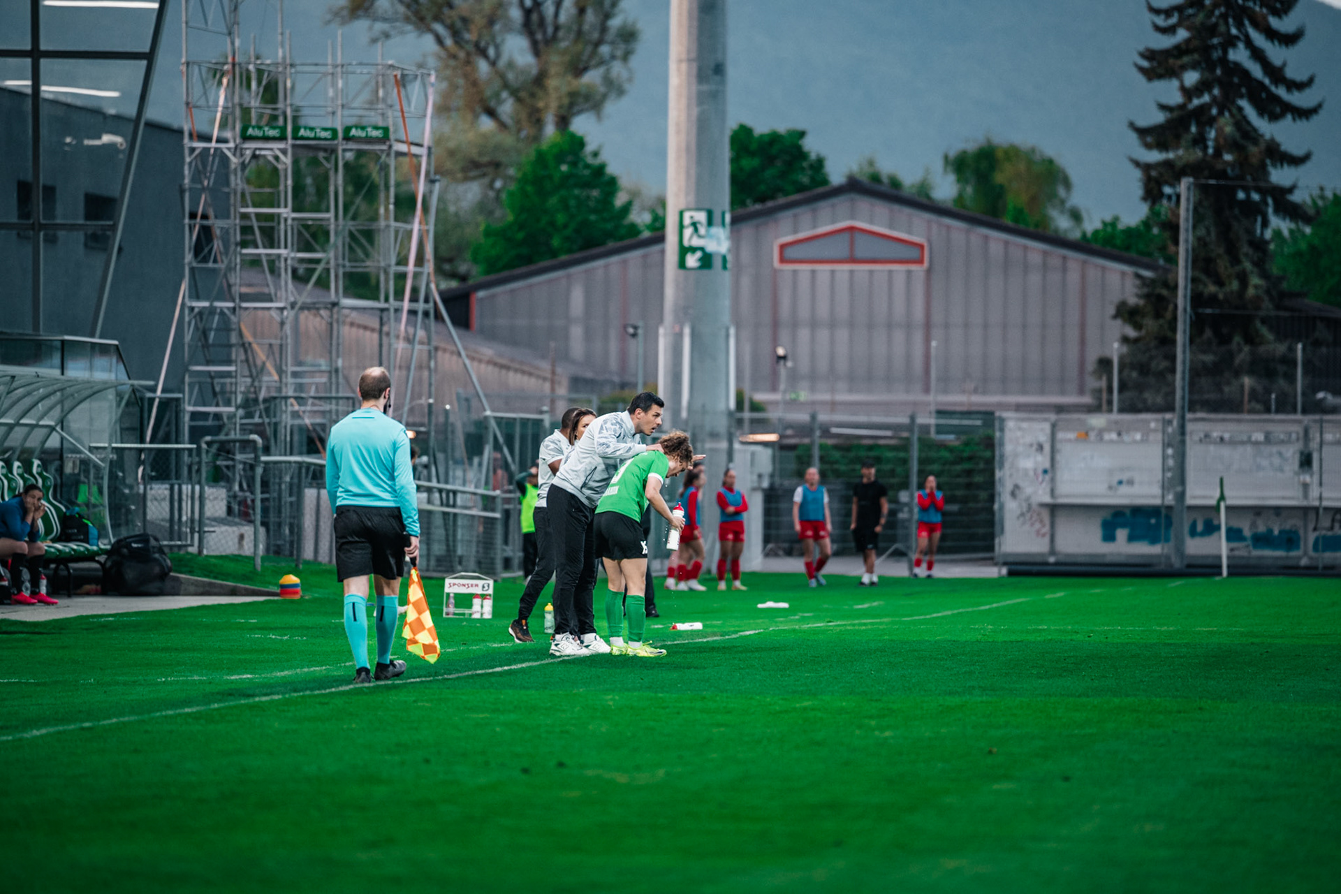 Yverdon Sport FC et FC Rapperswil-Jona au Stade Municipal. (Christian António/LibsVisuals.com)