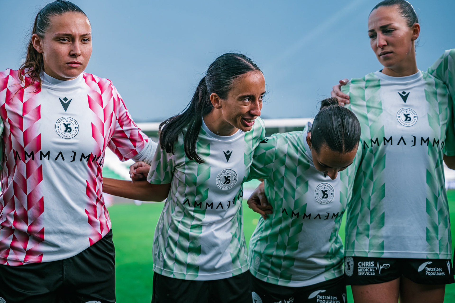 Match championnat LNB féminine opposant Yverdon Sport FC et FC Oerlikon/Polizei ZH 1 au Stade Municipal. (Christian António/LibsVisuals.com)